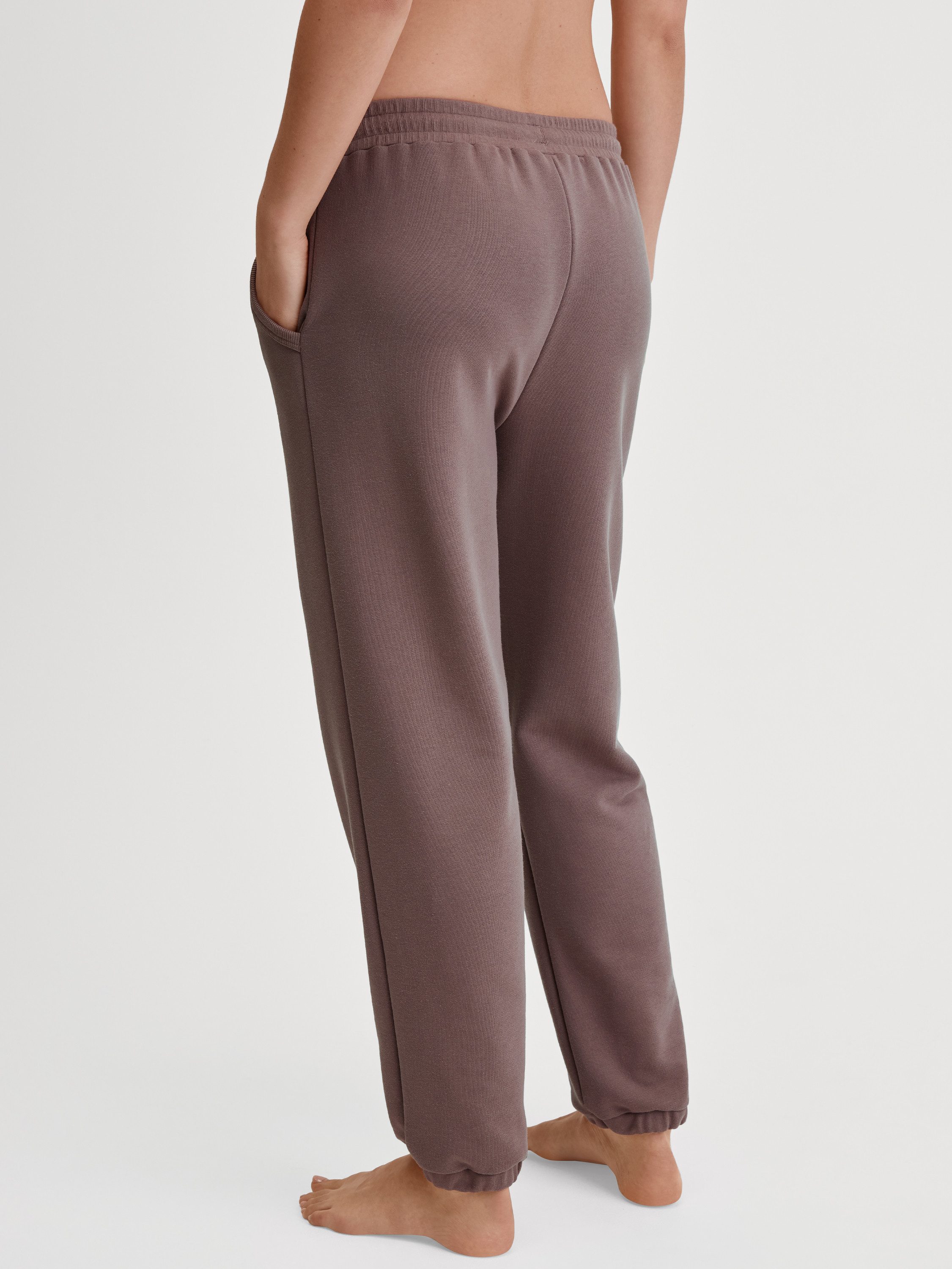 CALIDA Pyjamahose Lounge Element Damen (1-tlg) mit Seitentaschen, atmungsaktiv, langlebig, zeitlos
