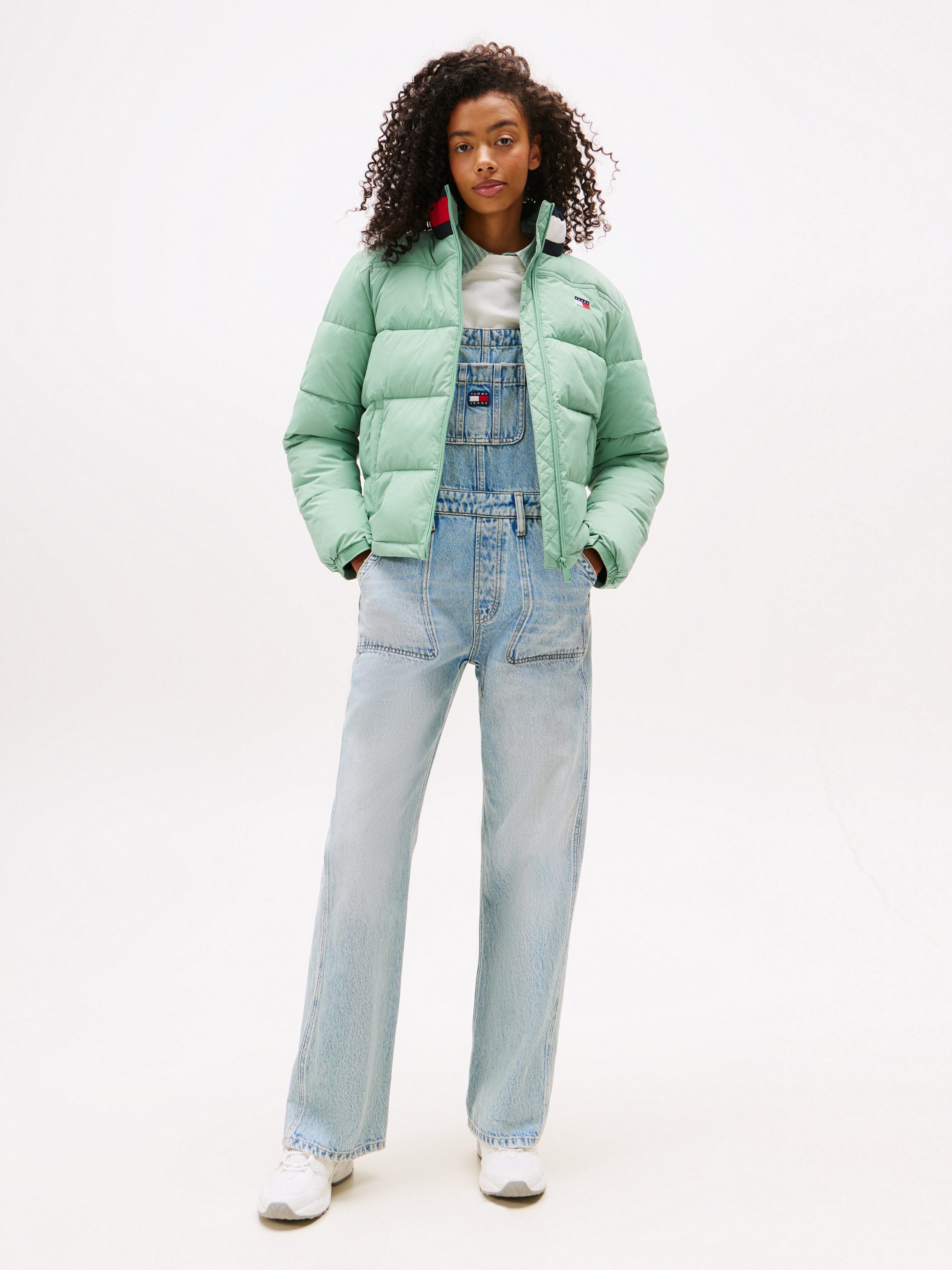 Tommy Jeans Steppjacke TJW ESS PUFFER FLAG JACKET EXT