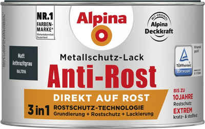 Alpina Metallschutzlack Alpina Metallschutz-Lack Anti-Rost 300 ml