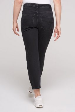 SOCCX Mom-Jeans mit hoher Leibhöhe