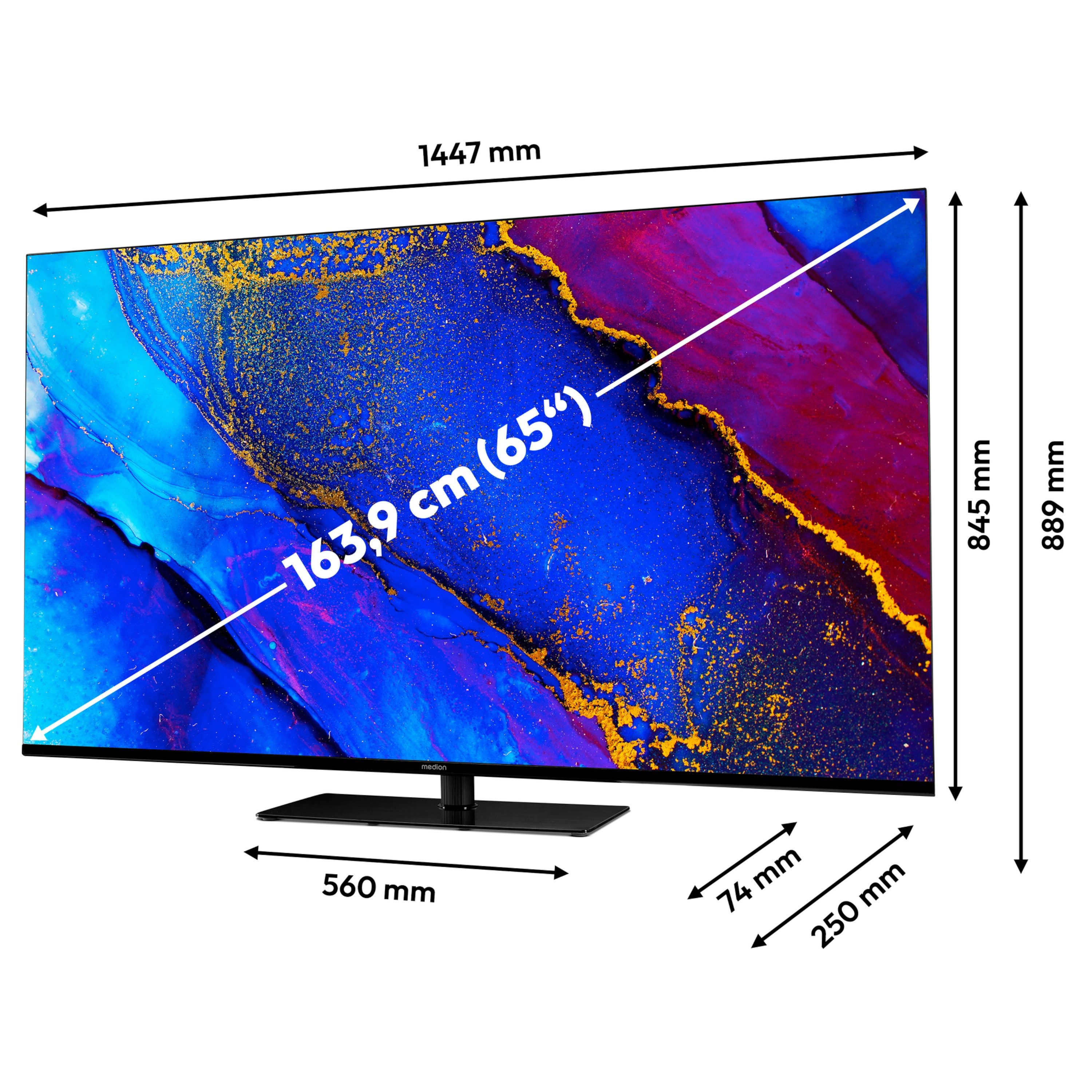 Medion® MD865500 LED-Fernseher (163.9 c...