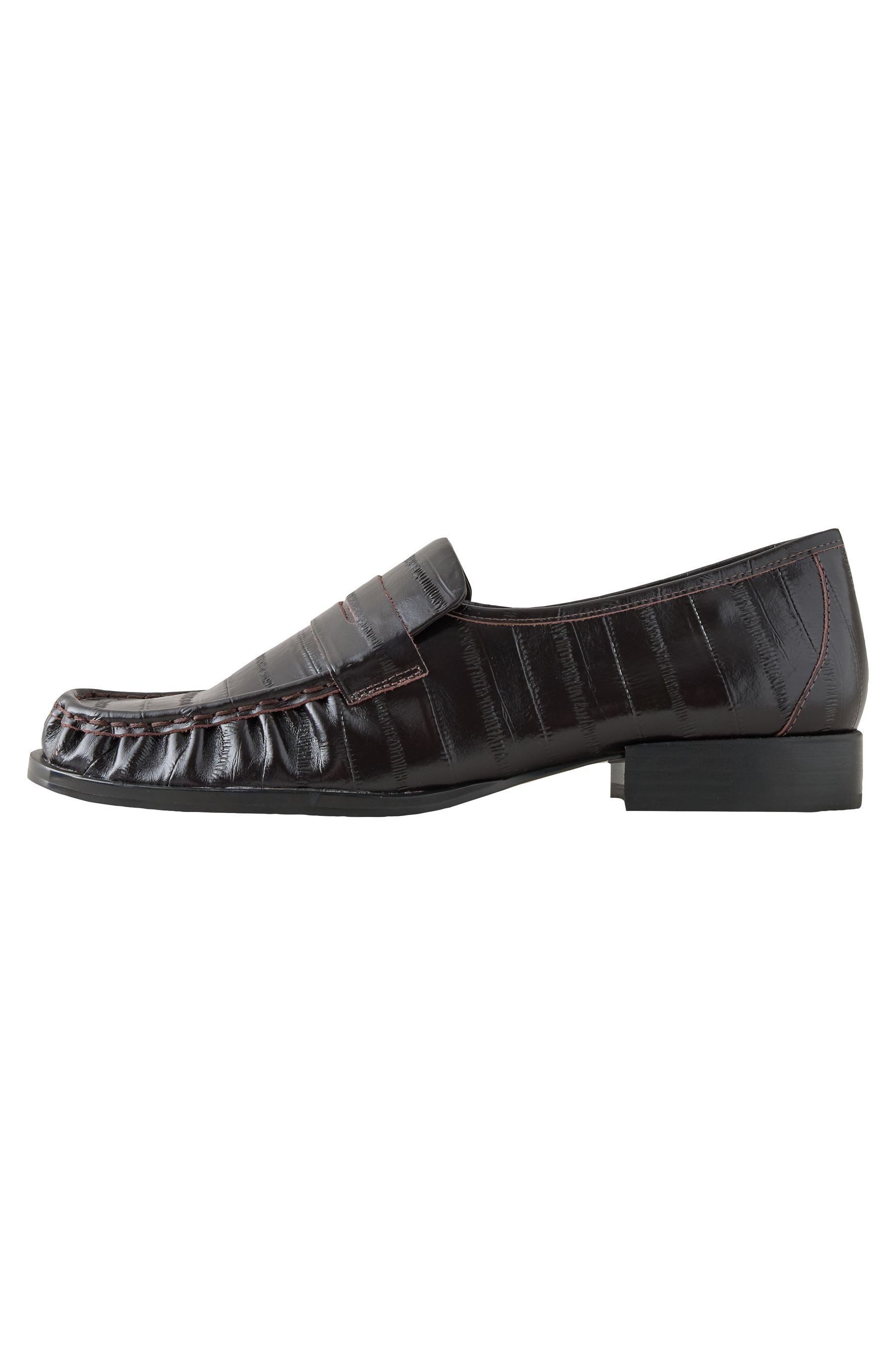 Next Forever Comfort® Loafer aus Leder mit Raffung Loafer