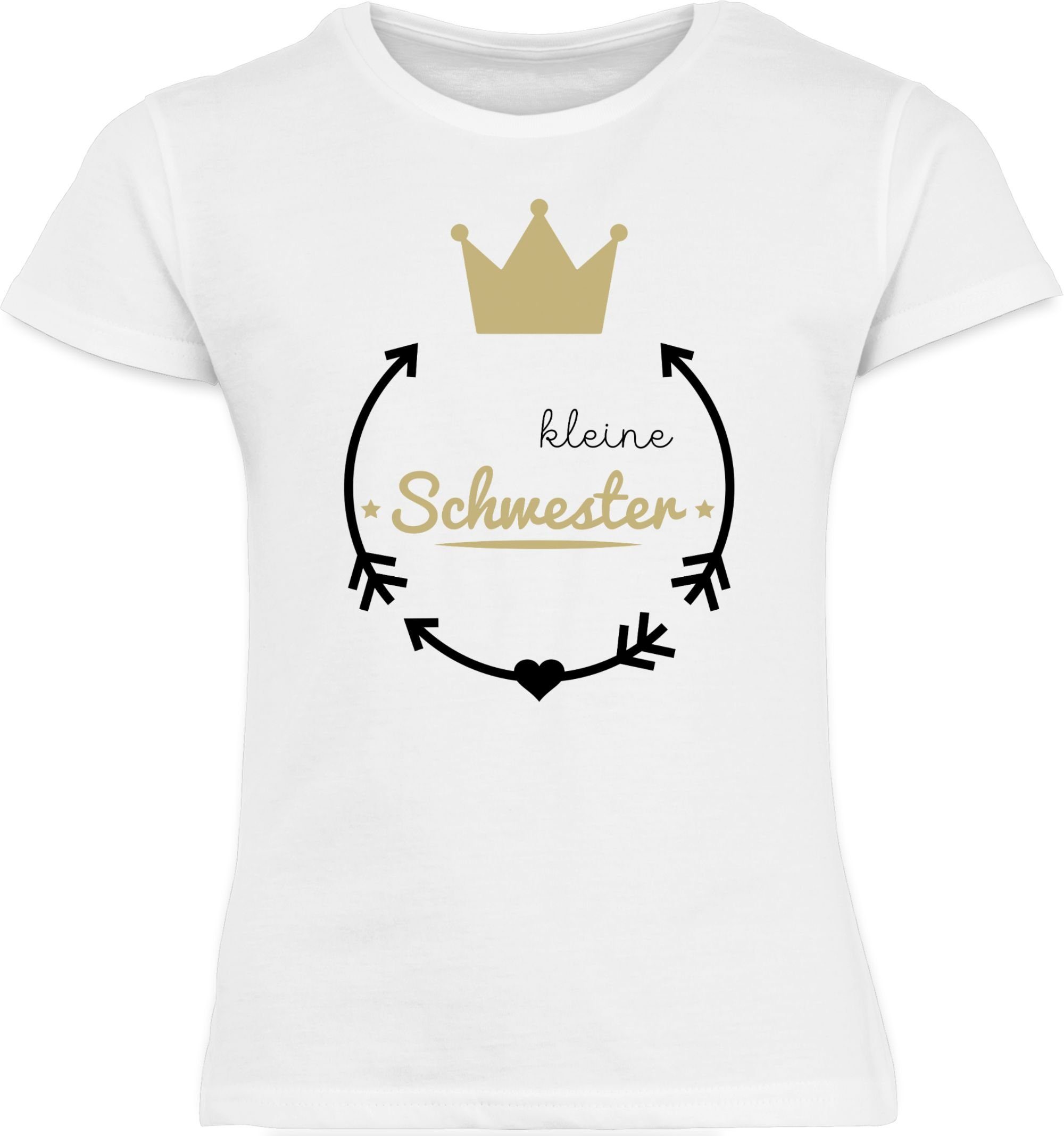 Weiß Shirtracer Kleine Schwester Schwester 1 T-Shirt Kleine