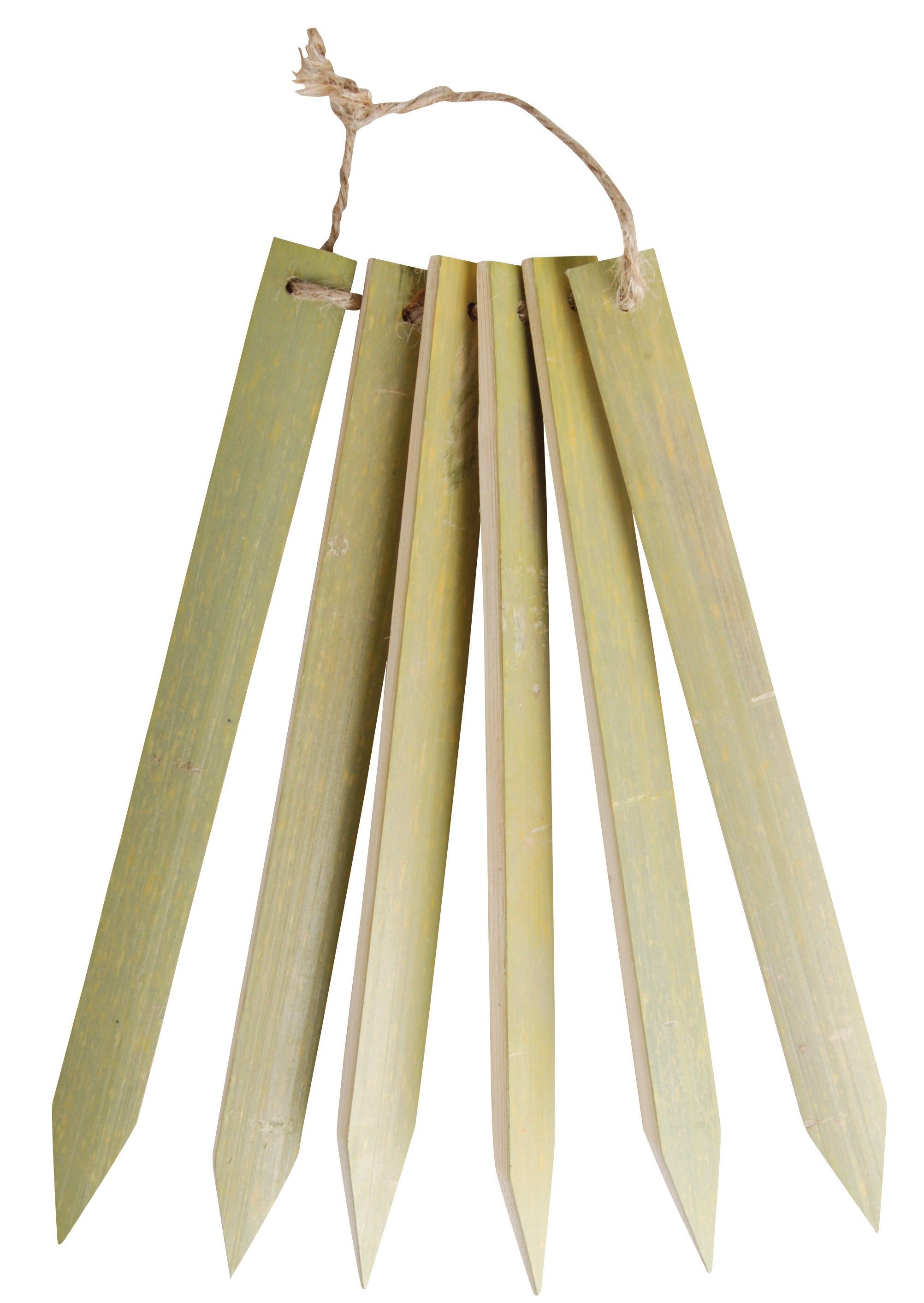 esschert design Übertopf ESSCHERT DESIGN Pflanz Schilder klein Set 6 Stäbchen Blumen Holz