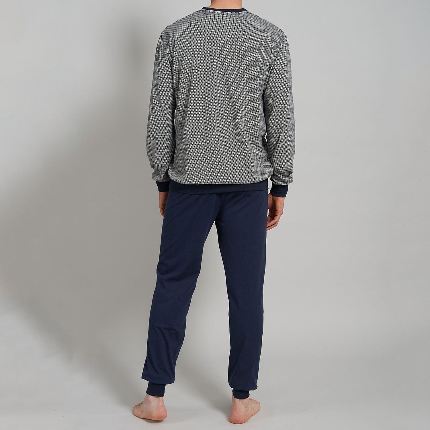 GÖTZBURG Pyjama Brooklyn (Set, 2 tlg) reine Baumwolle, wärmeregulierend, atmungsaktiv, formbeständig