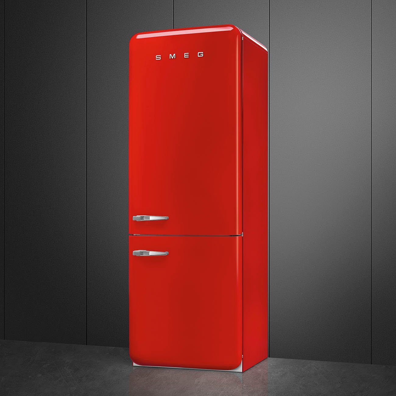 hoch, cm 70,6 Smeg 205 cm Kühl-/Gefrierkombination FAB38RRD5, breit