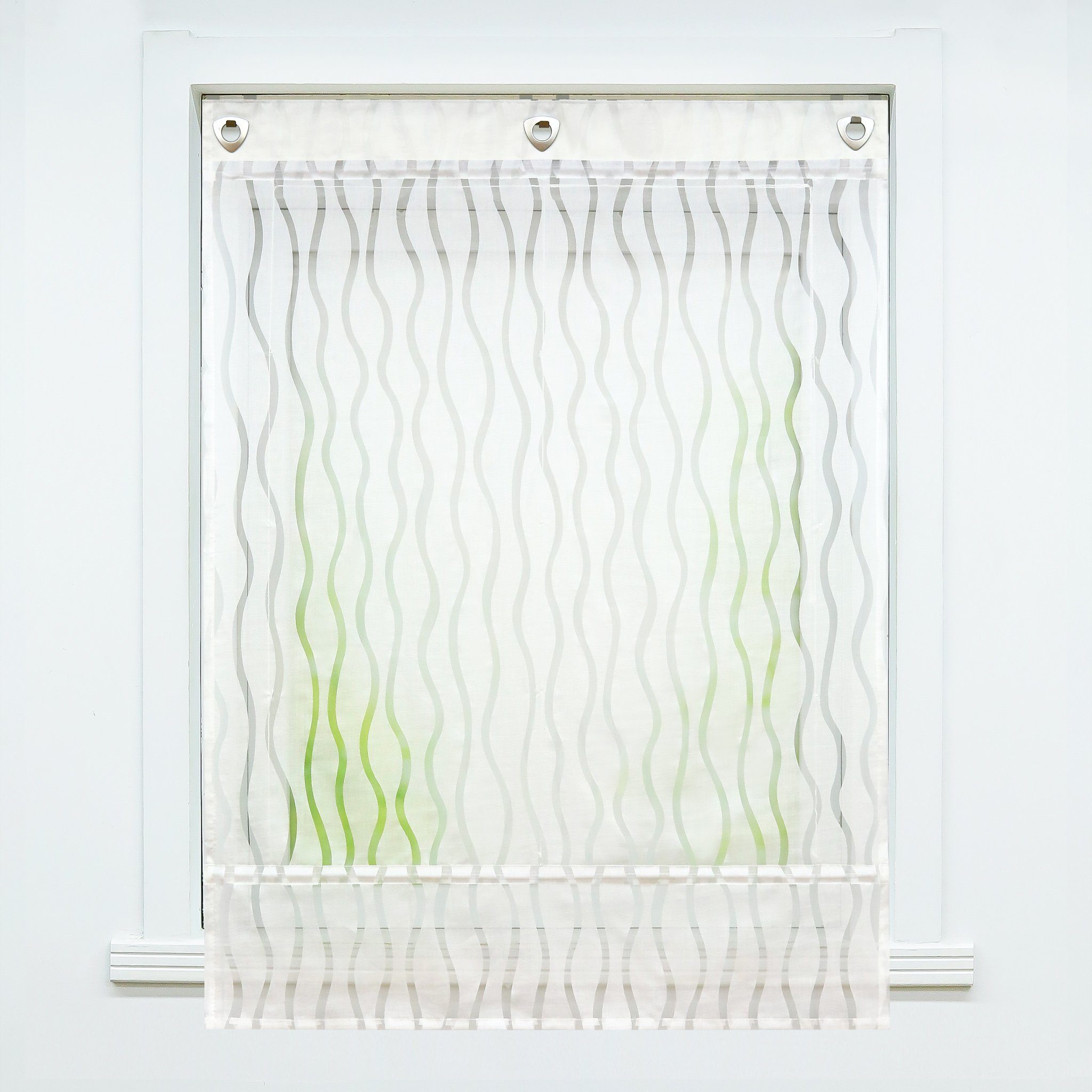 Joyswahl Raffrollo Tatjane, mit Hakenaufhängung, mit Ösen, Voile günstig online kaufen