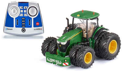 Siku RC-Traktor SIKU Control, John Deere 7290R mit Doppelreifen (6736), inkl. Bluetooth App-Steuerung & Fernsteuermodul; 1:32; mit Licht