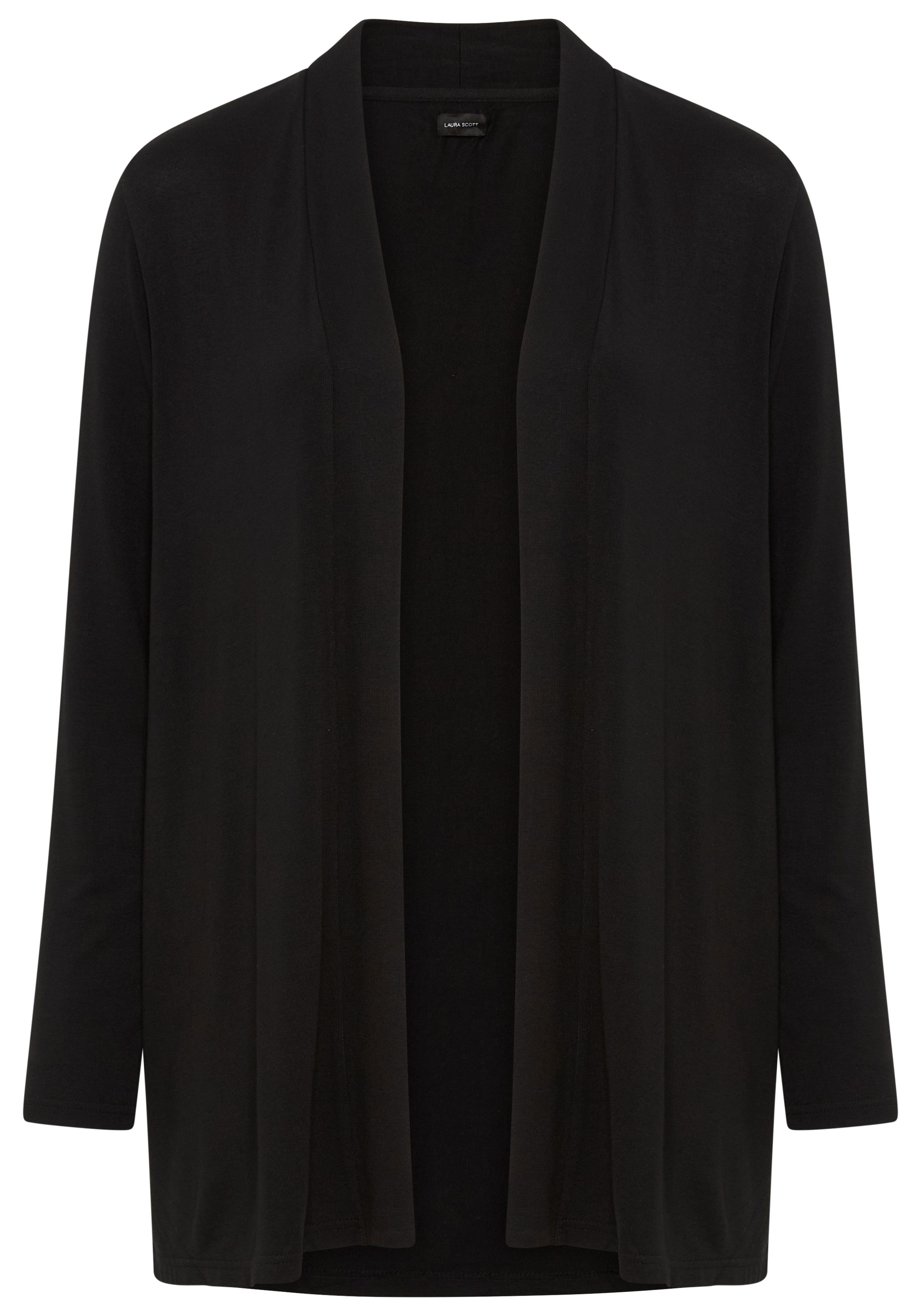 Laura Scott CURVE Strickjacke Große Größen aus angenehmem fließendem Jerseymaterial – Bild 5 von 5