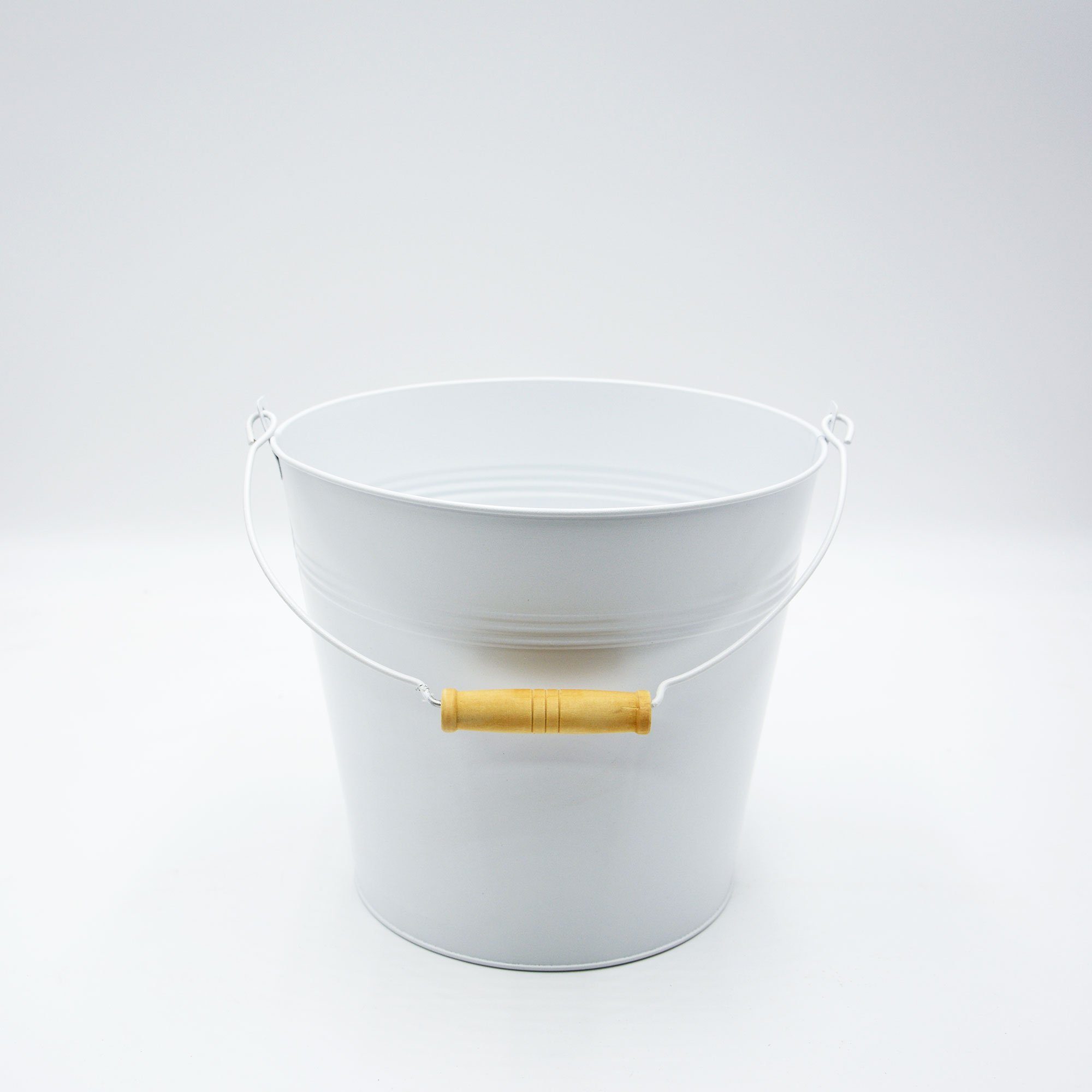 UNUS GARDEN Blumentopf Metalltopf weiß groß (1 St., Ø 24cm), blumentopf met günstig online kaufen