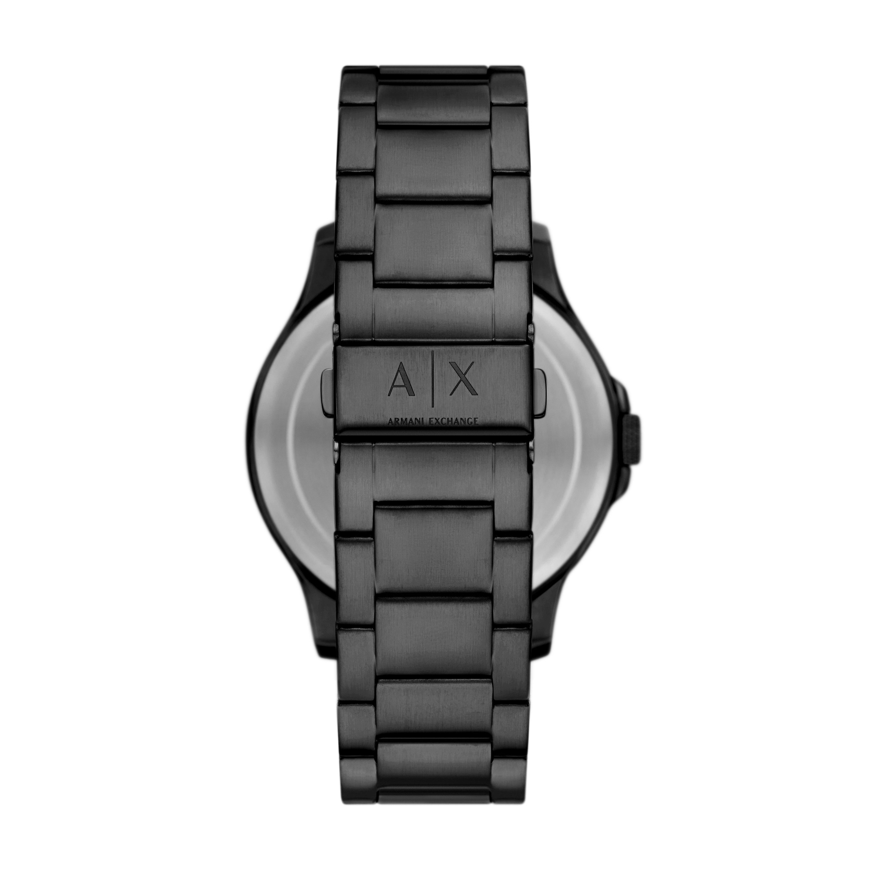 ARMANI EXCHANGE Quarzuhr AX2465, Armbanduhr, Herrenuhr, Edelstahlarmband, analog, Tag, Wochentag