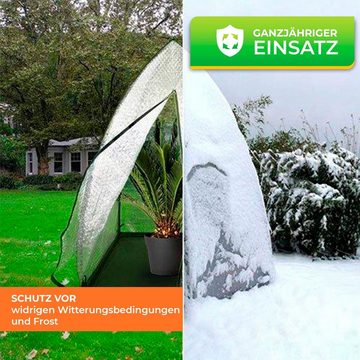 Bio Green Gewächshaus Biogreen Überwinterungszelt IGLOO 120 x 120 x 180, Schutz vor Wind, Regen, Feuchtigkeit, Schnee und Frost