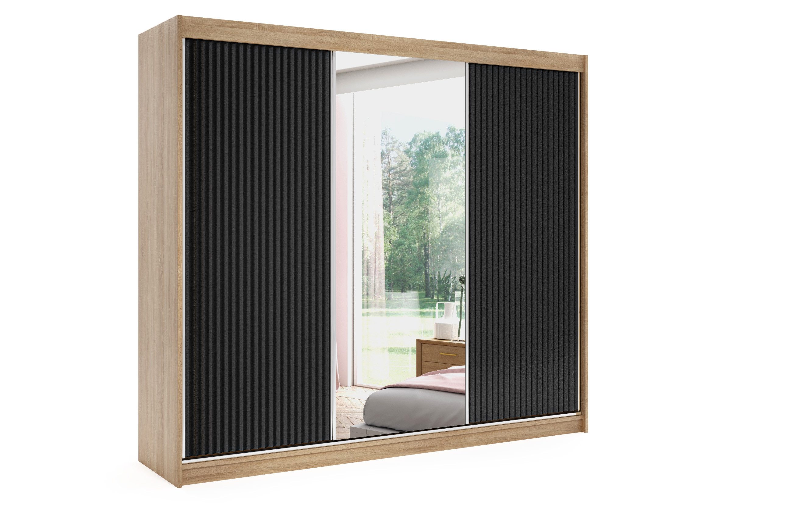 ALTDECOR Schiebetürenschrank RYFLO (Kleiderschrank Garderobenschrank mit günstig online kaufen