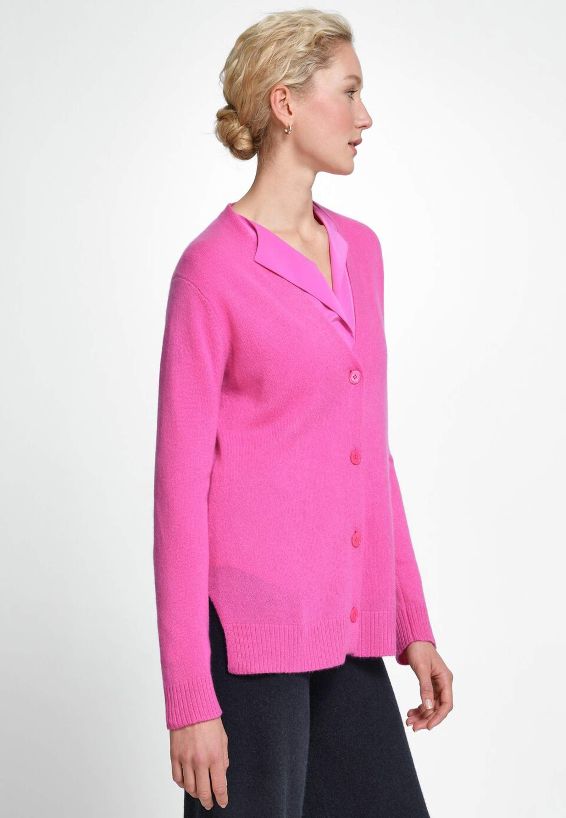 Cardigan PINK Cashmere include