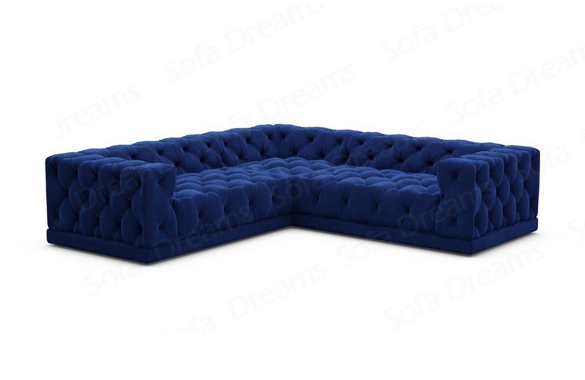 Sofa Dreams Ecksofa Polster Designer Samt Stoff Sofa Palma L Form Stoffsofa