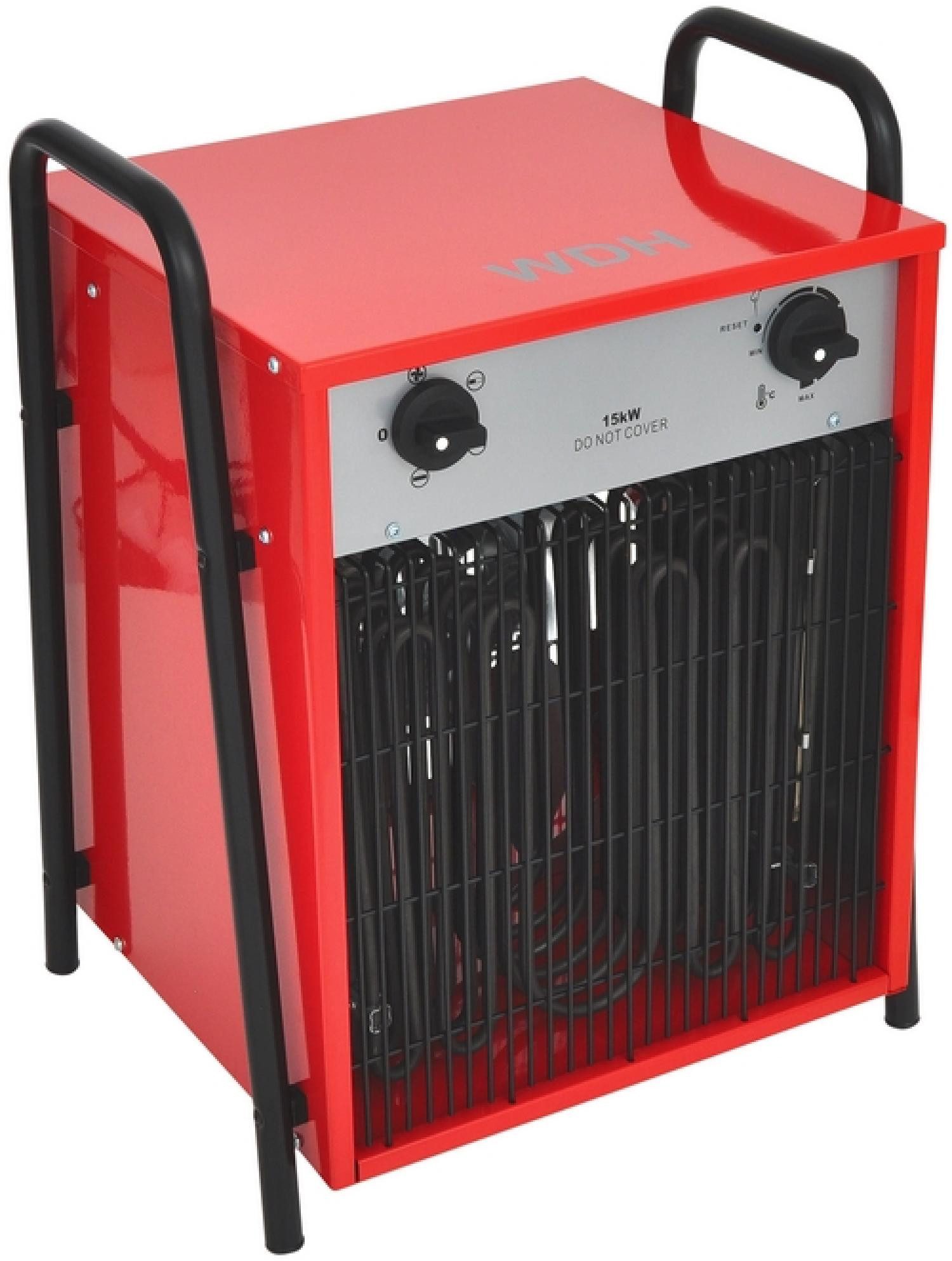 WDH Heizlüfter Elektroheizer WDH-IFH15 (15kW), 15000 W, Mit integriertem Gebläse