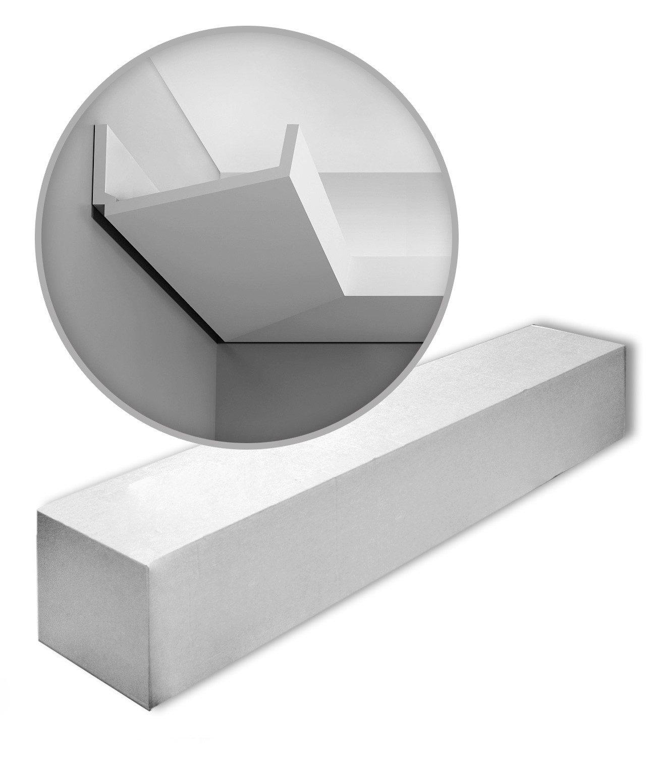 Orac Decor Deckenleiste C352 Zierleisten 1 Karton SET 8 Stuckleisten 16 m, kleben, Purotouch®, 8-St., 1 x Karton SET, 1 Karton SET mit 8 Leisten Eckleisten Stuckleisten 16 m