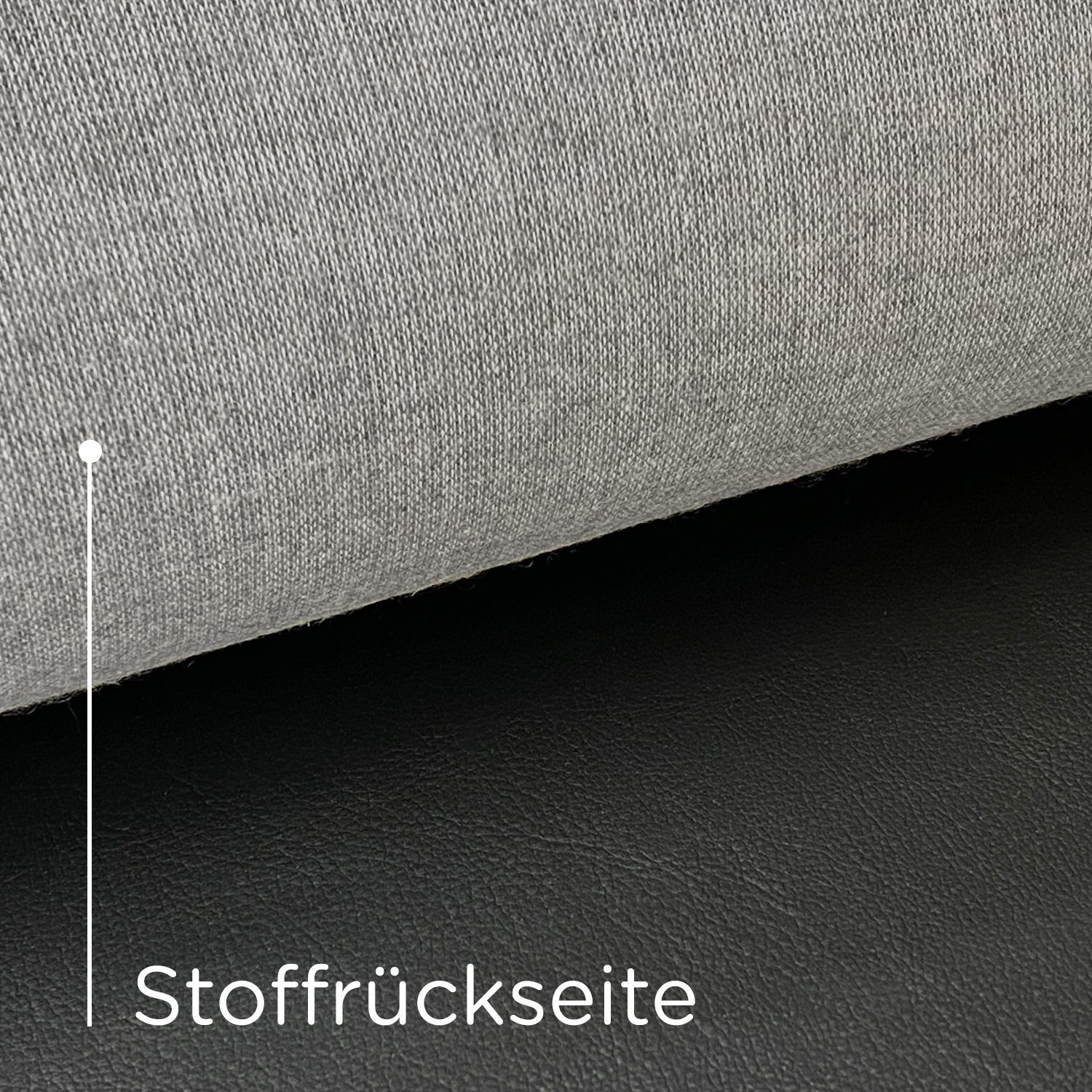 novely® Stoff FLEN Kunstleder UV+ Outdoorstoff Möbelstoff, Antibakteriell, schimmel-, chlor- & salzwasserfest, Meterware, 1lfm