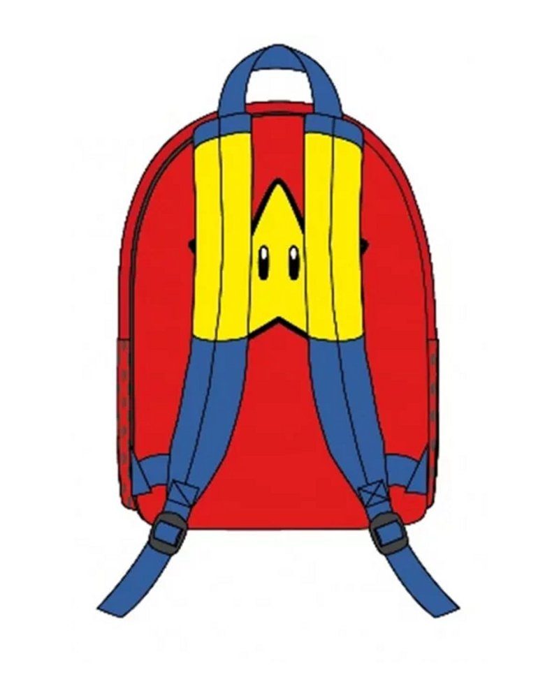 Super Mario Kinderrucksack Kinder Rucksack Jungen Frühstück Kindergarten Tagesmutter Tasche 28cm