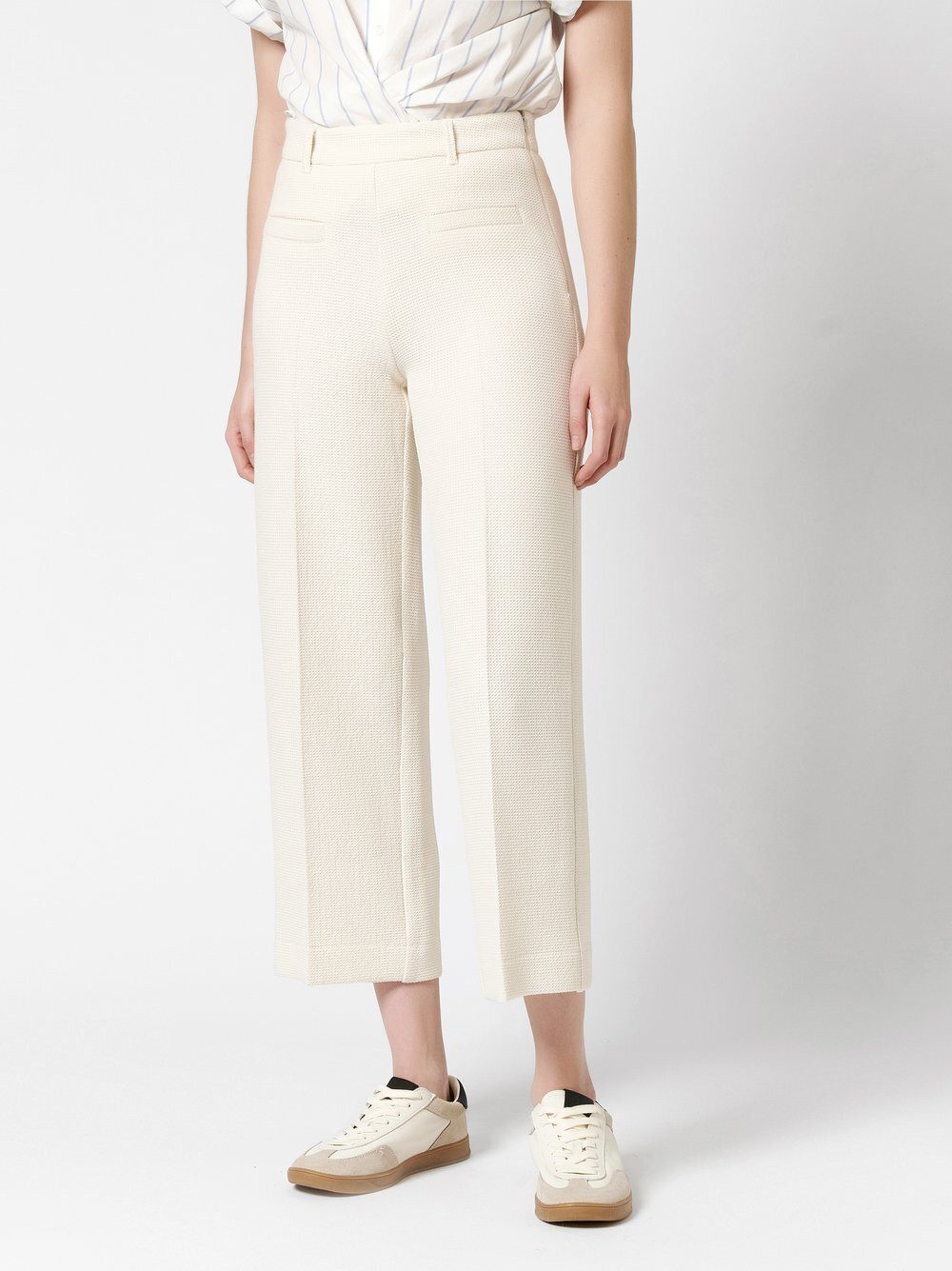 ROSNER Bügelfaltenhose Mara_355 (1-tlg) mit Struktur günstig online kaufen