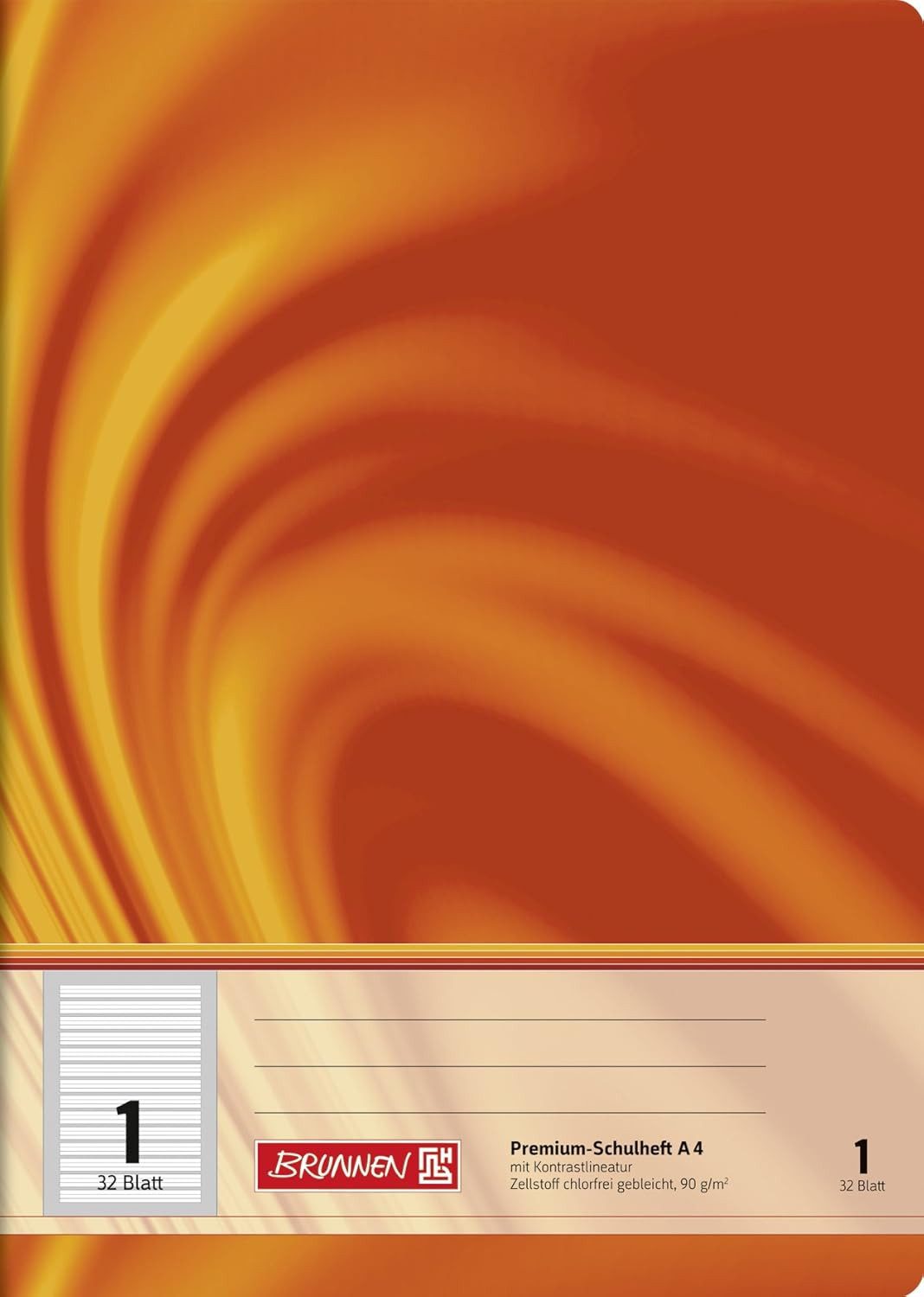 BRUNNEN Schulheft BRUNNEN Premium Schulheft A4 - Perfekt für den Schulstart der 1. Klass