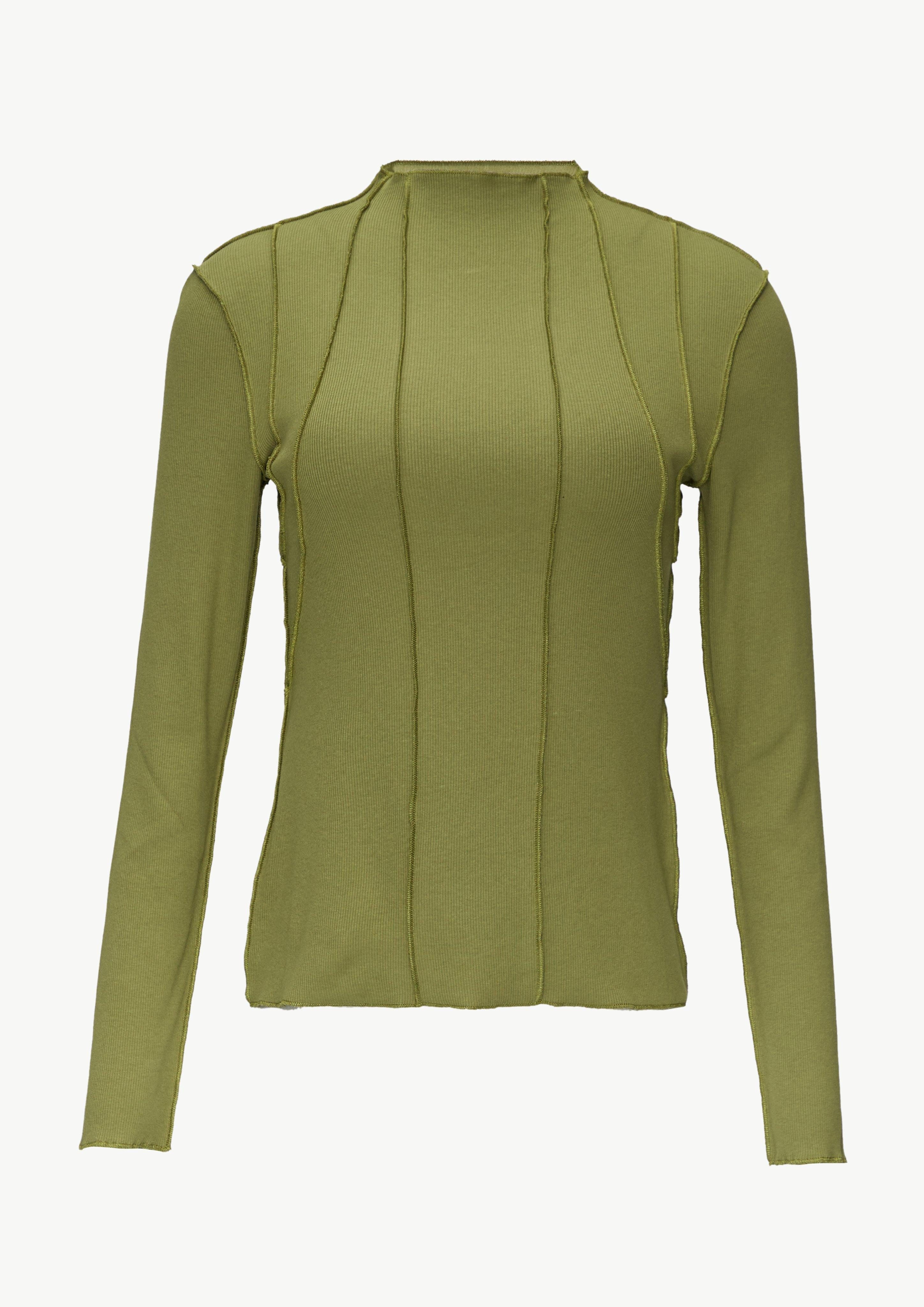 s.Oliver Langarmshirt Enganliegendes Langarmshirt mit Naht-Details günstig online kaufen