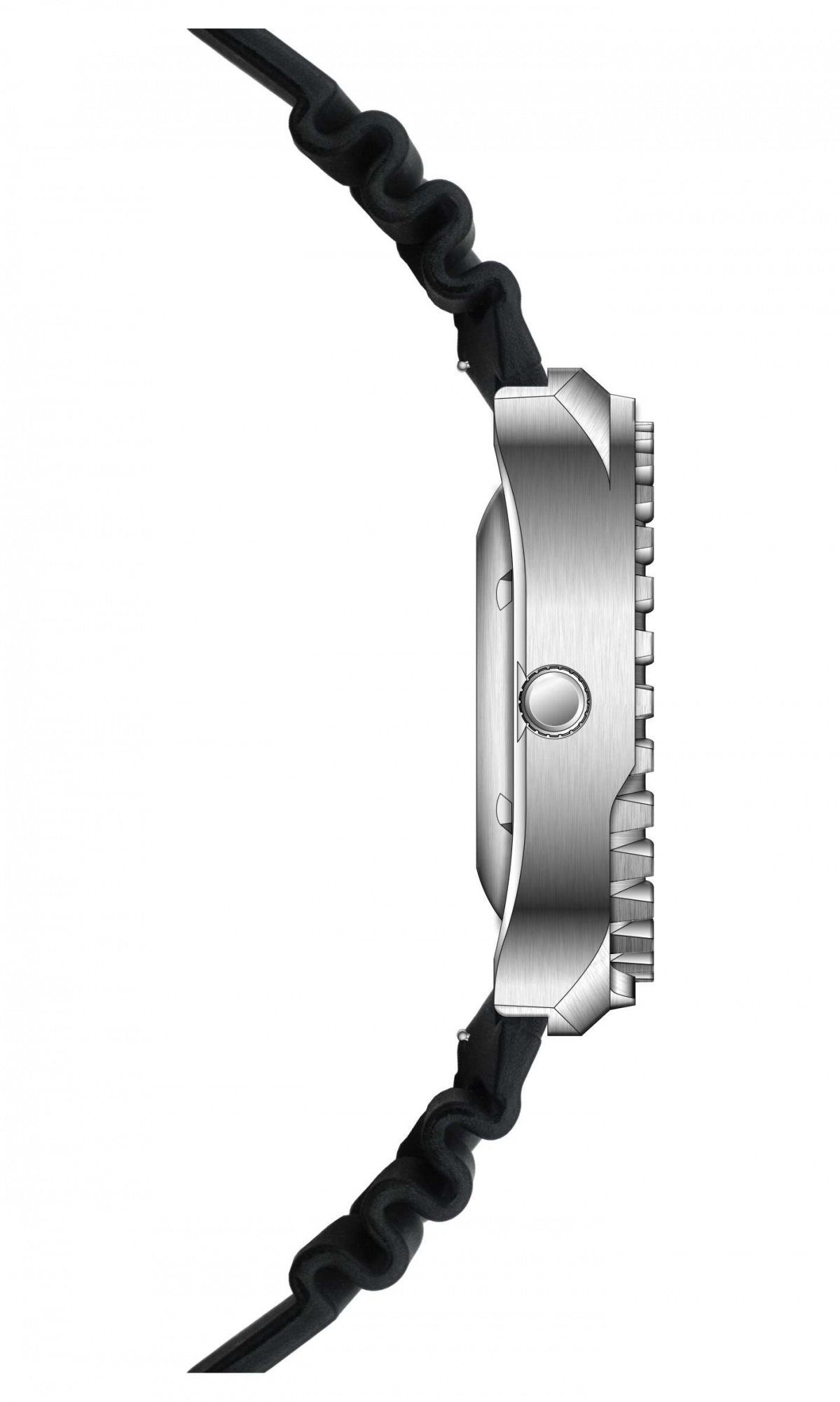 Heliumventil mm, Quarzuhr Riedenschild Army mit Silikonband Watch RS9000-05 100ATM 46 Taucheruhr Schwarz