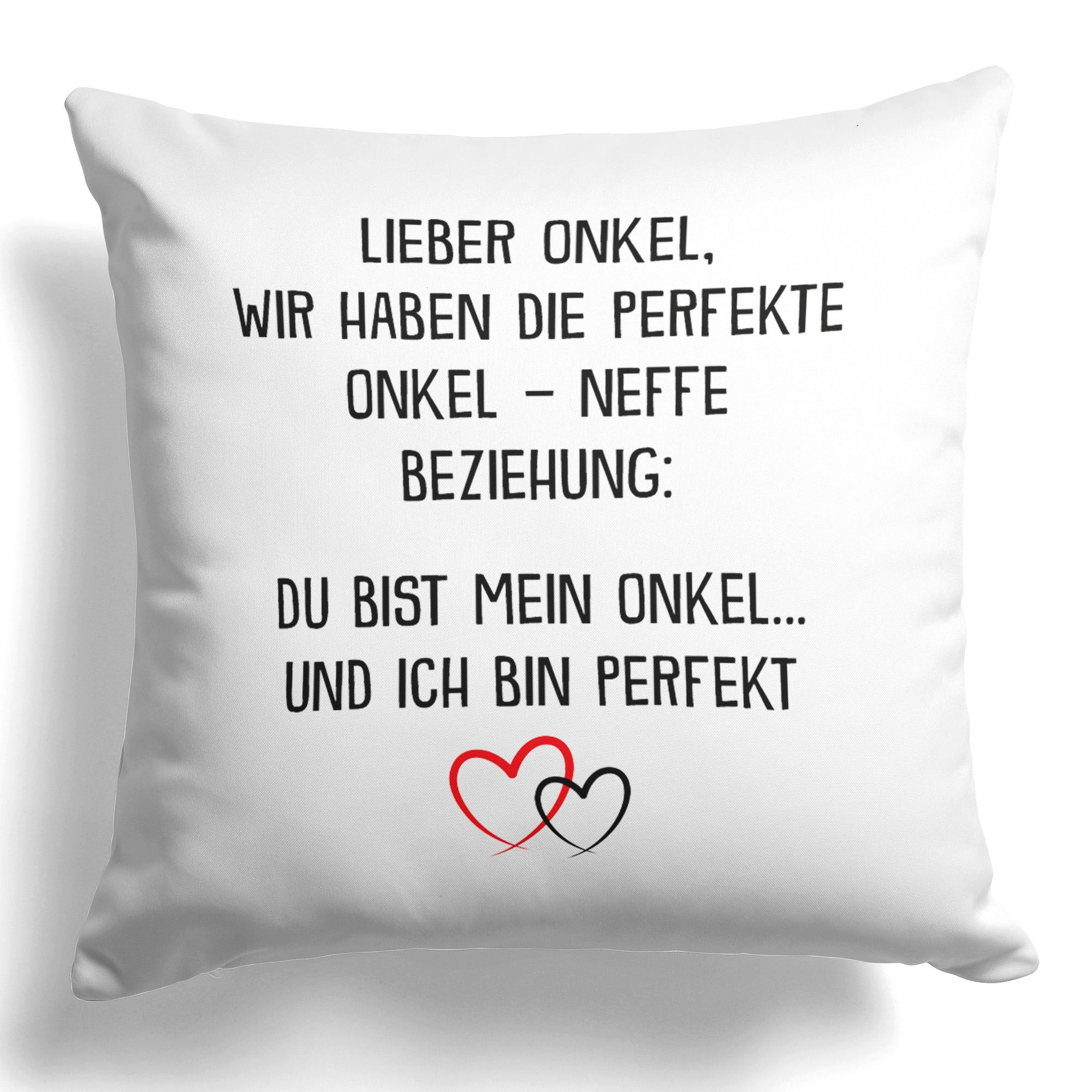Dekokissen Bester Onkel Geschenk v. Neffe Geburtstag Weihnachten Deko Männer