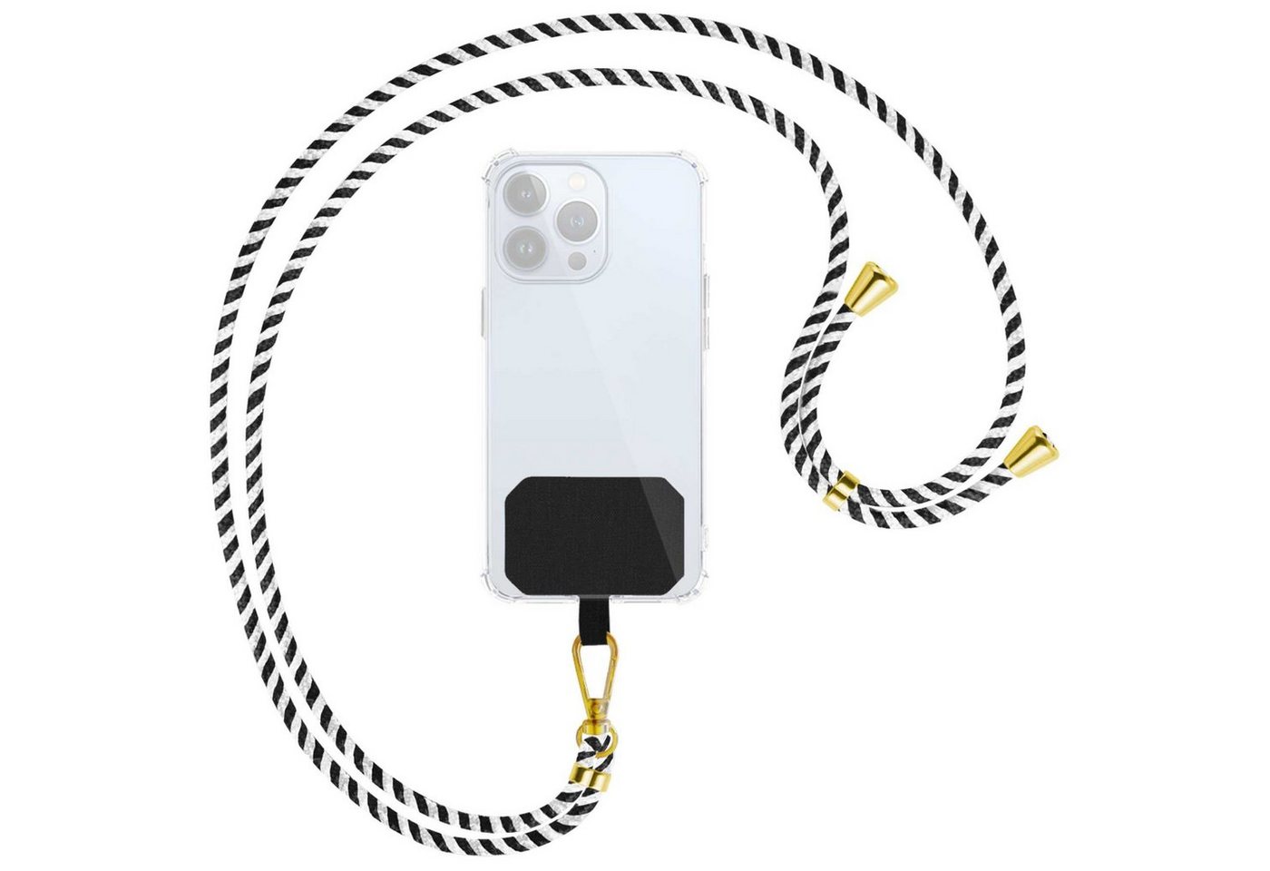 mtb more energy Handykette Universal (HBG) Metallfarbe gold, für nahezu alle Smartphone-Hüllen