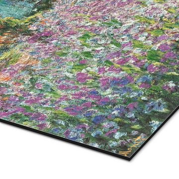 Posterlounge Alu-Dibond-Druck Claude Monet, Garten des Künstlers in Giverny, Wohnzimmer Malerei