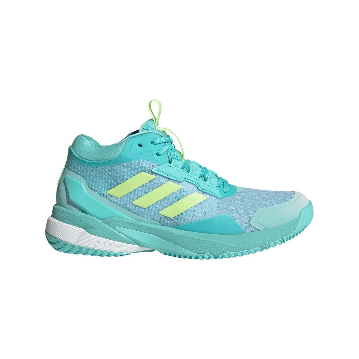 adidas Performance Hallen-Indoorschuhe CrazyFlight 6 Mid aquablau Damen Badmintonschuh