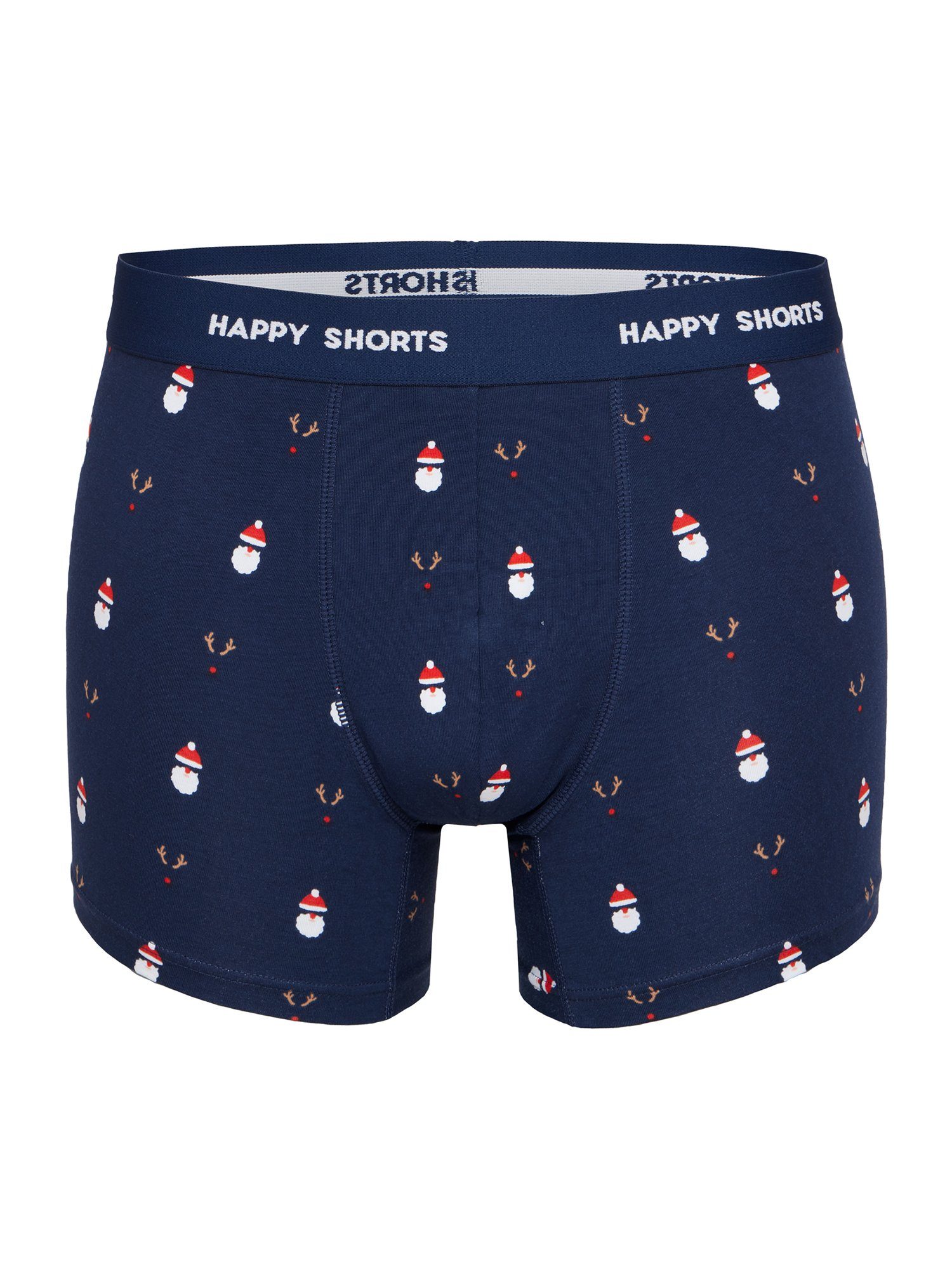 HAPPY SHORTS Retro-Boxer Rudolph Retro Santa XMAS Pants unterhose Retro-shorts (2-St)