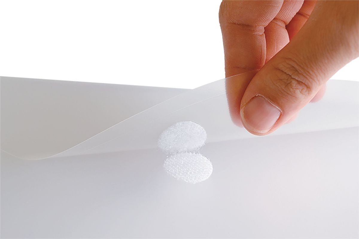 OXFORD Fächermappe Dokumententaschen zum Abheften A4 PP VE=6 Stück farblos