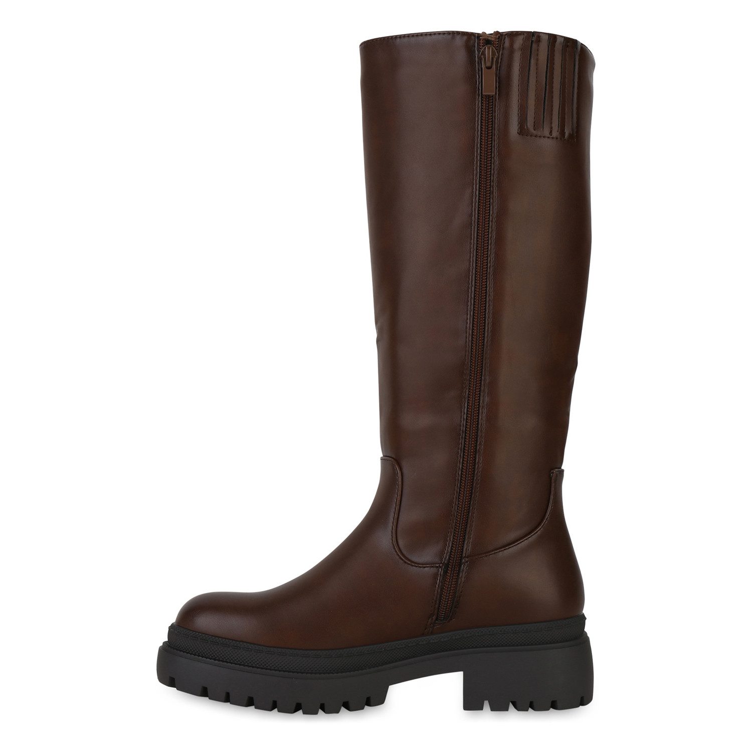 VAN HILL 839581 Plateaustiefel Damen Leicht Gefütterte Plateaustiefel Stief günstig online kaufen