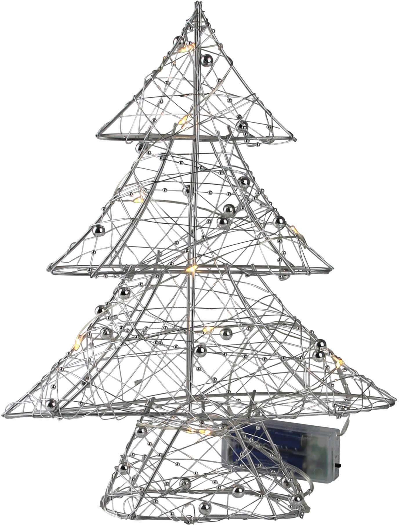 Design Weihnachtsdeko, fest AM Warmweiß, LED integriert, LED Baum, inklusive Timer