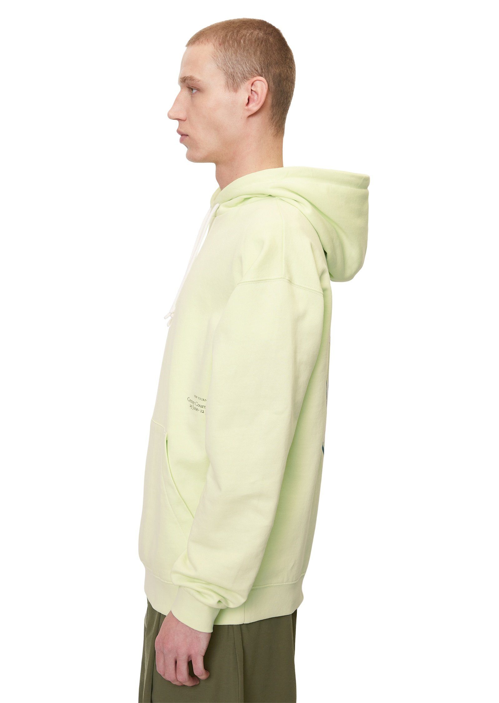 Marc O'Polo DENIM Sweatshirt aus grün reiner Bio-Baumwolle