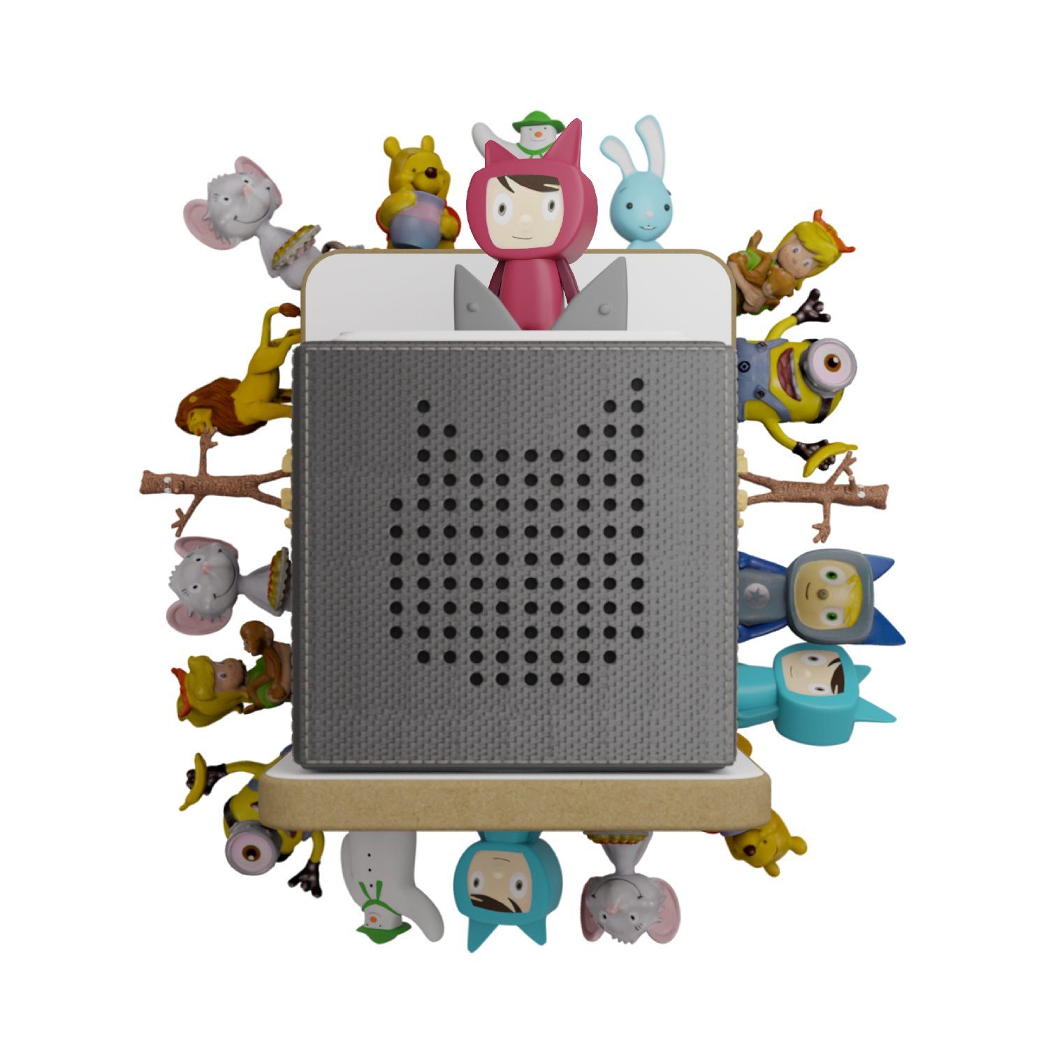 Holzura Kinderregal Holzura Regal für Toniebox Tonieregal für Toniefiguren günstig online kaufen