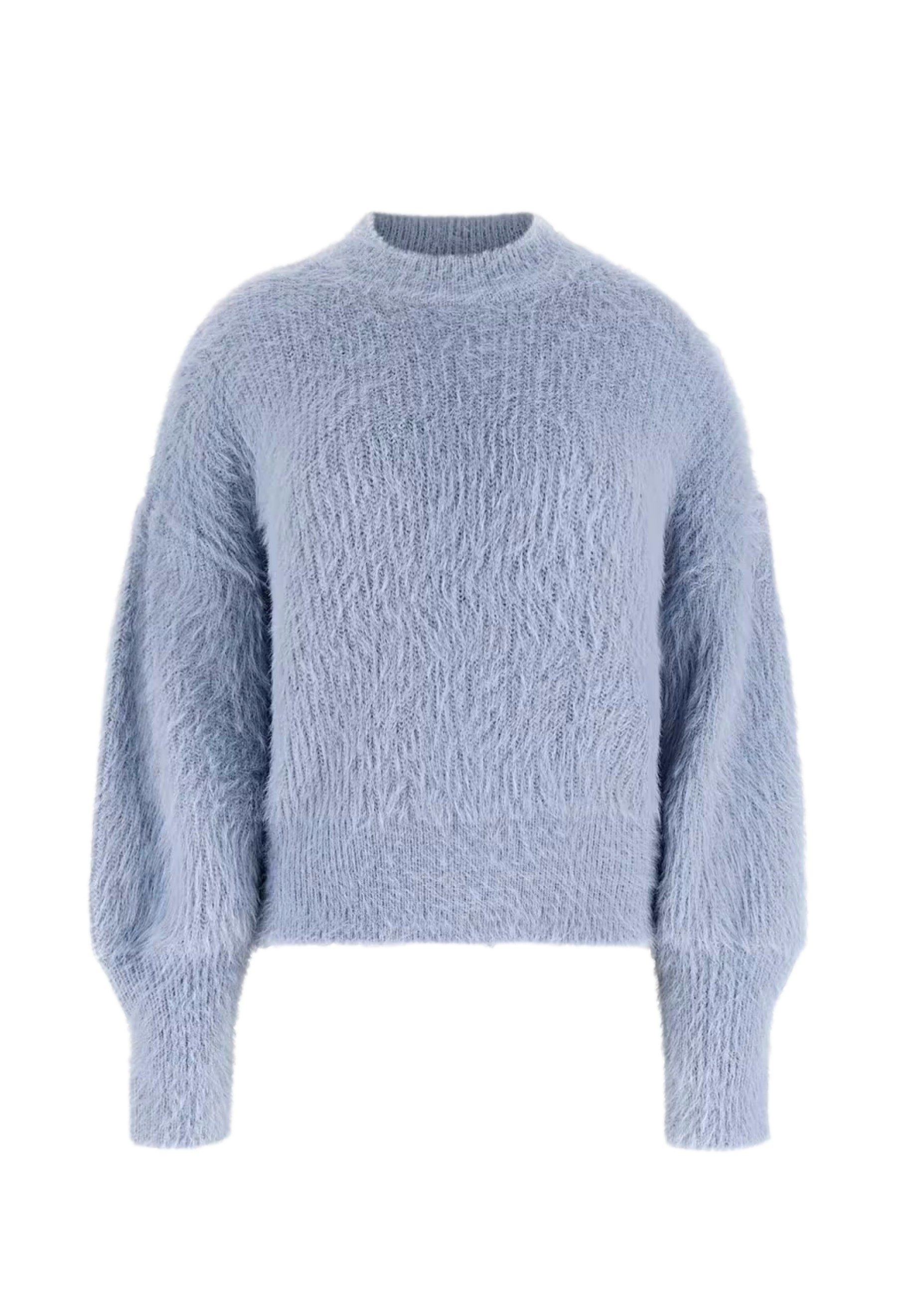 Guess Strickpullover Pullover Keyla Strickpullover R-Neck (1-tlg)