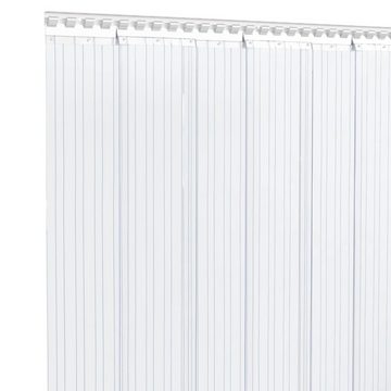 vidaXL Insektenschutz-Vorhang Türvorhang Transparent 200x1,6 mm 10 m PVC Vorhang Fliegenvorhang