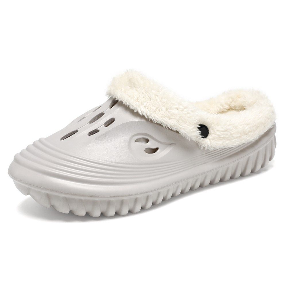 Gefütterte Hausschuhe Plüsch Hausschuhe