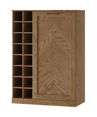 Feldmann-Wohnen Highboard Cozy 15 (1 St), 100x50x140cm Artisan Rustikal 2-türig