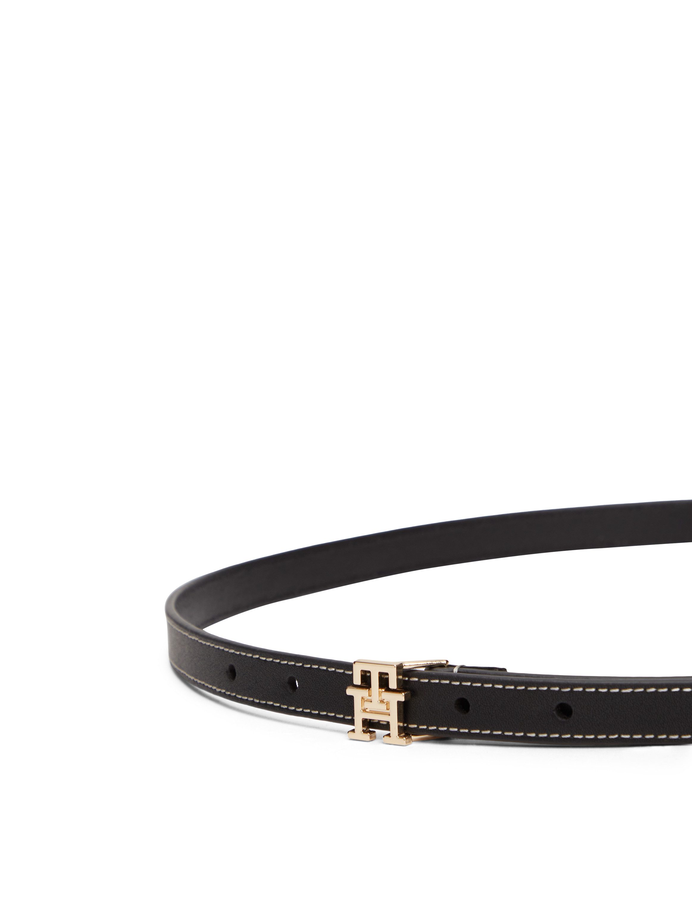 Tommy Hilfiger Ledergürtel TH LOGO 1.5 cm breit