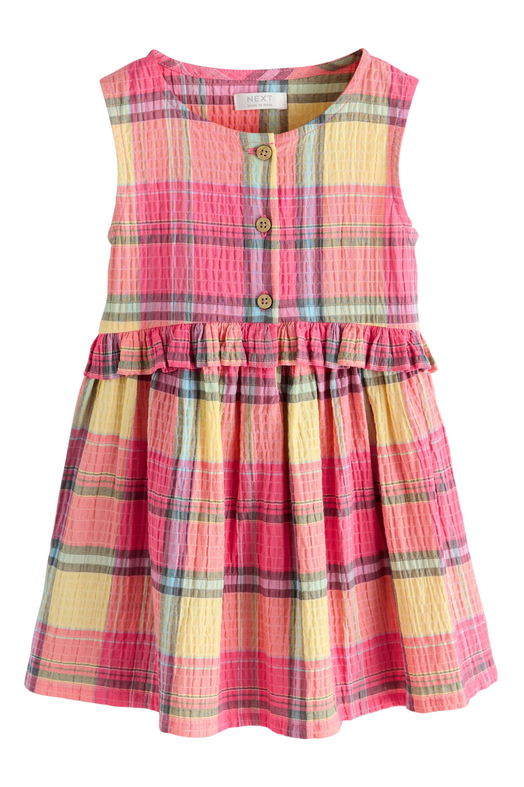 Vokuhila-Kleid Ärmelloses Kleid mit Schößchen