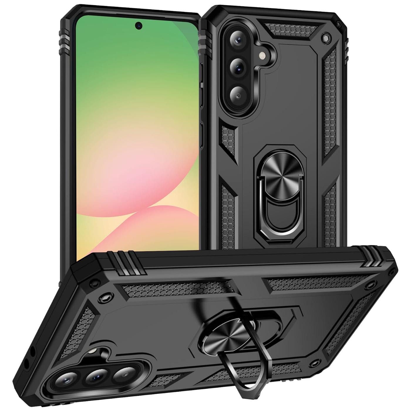 CoolGadget Handyhülle Armor Shield Case für Samsung Galaxy A57 5G 6,7 Zoll, Outdoor Cover mit Magnet Ringhalterung Handy Hülle für Samsung A57 5G