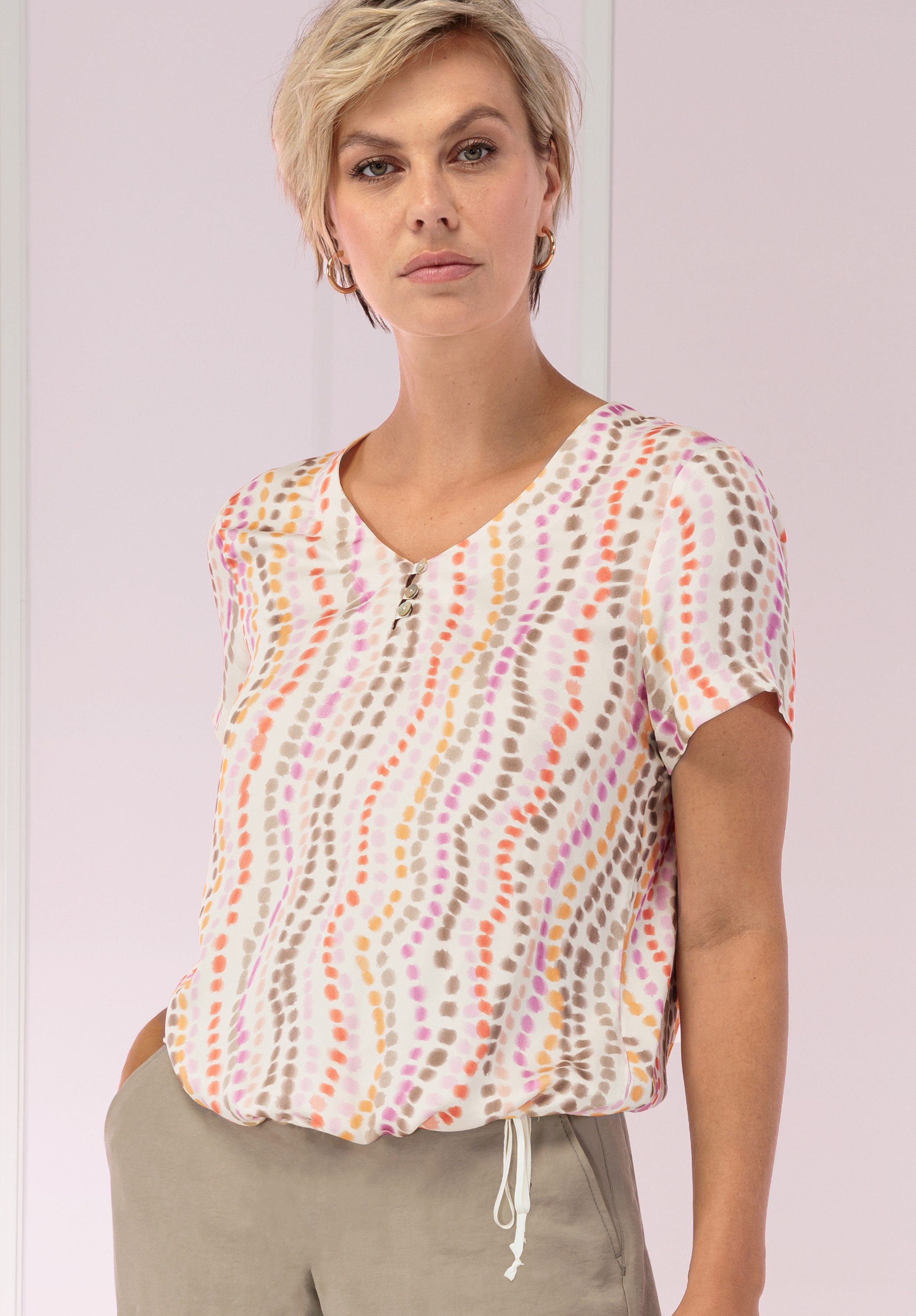 bianca Druckbluse ARWA mit modischem Allover-Print in Pastellfarben günstig online kaufen