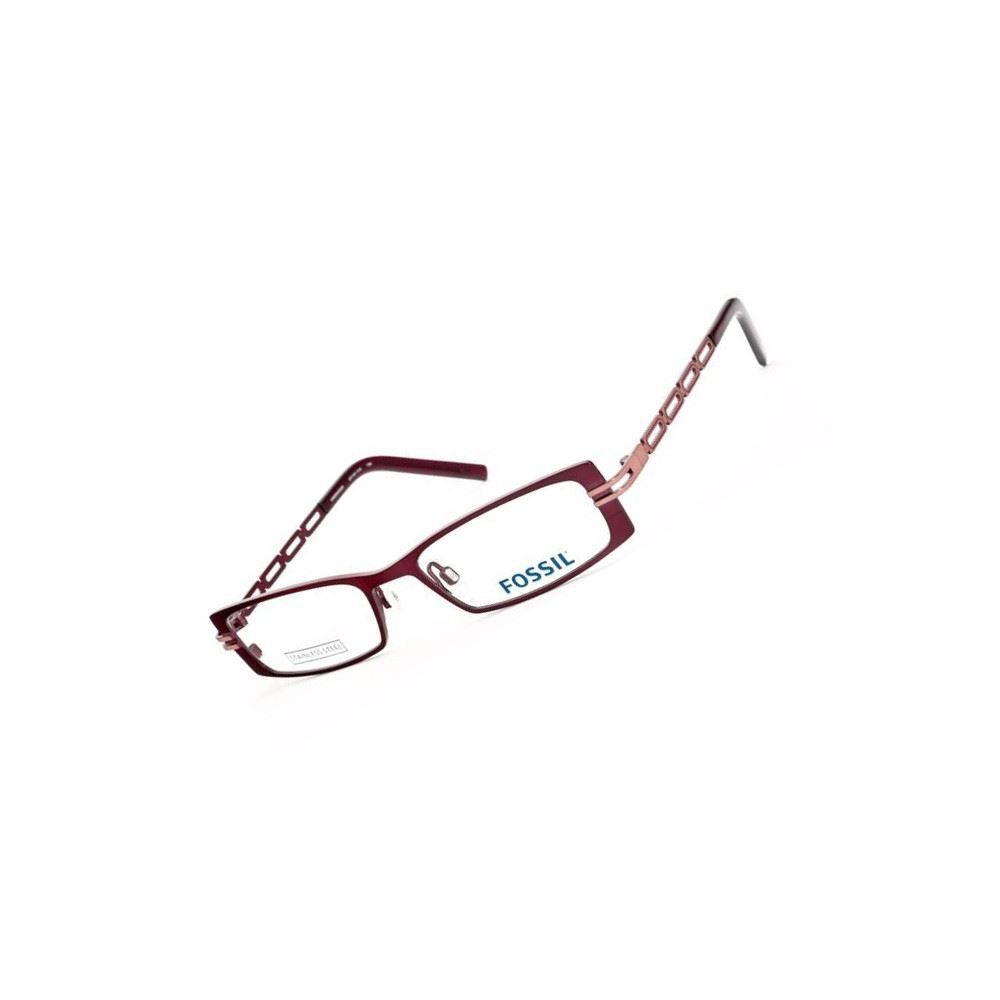 Fossil Очкиgestell Korrektionsfassung Brille Metall Aubergine 50/17/135 - OF1147515, Metall