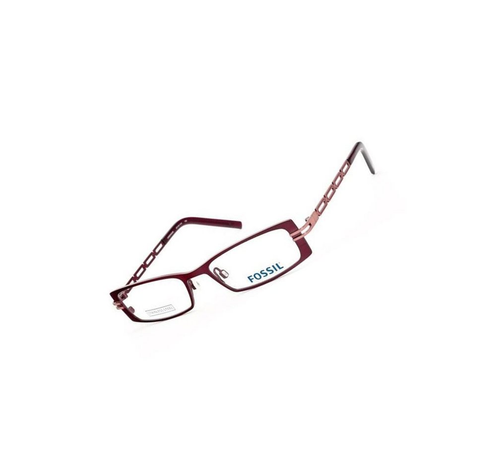Fossil Brillengestell Korrektionsfassung Brille Metall Aubergine 50/17/135 - OF1147515, Metall