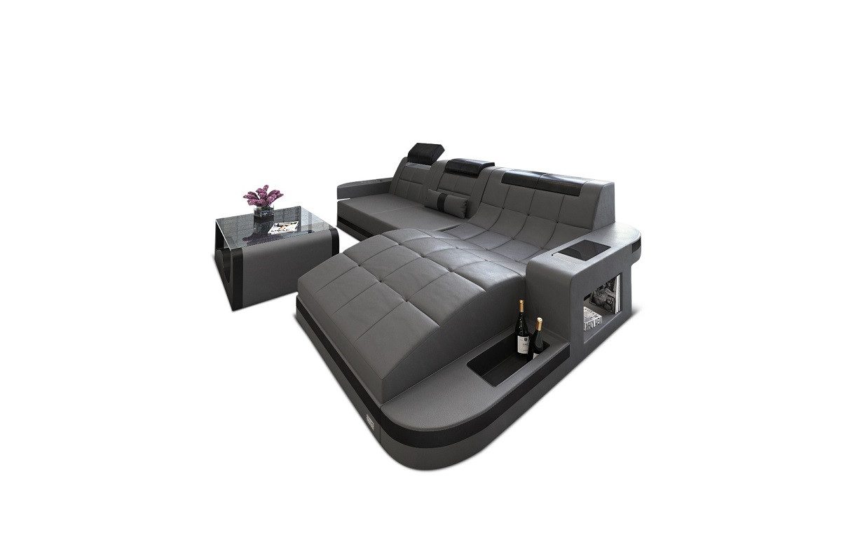 Sofa Dreams Ecksofa Sofa Leder Ledercouch günstig online kaufen