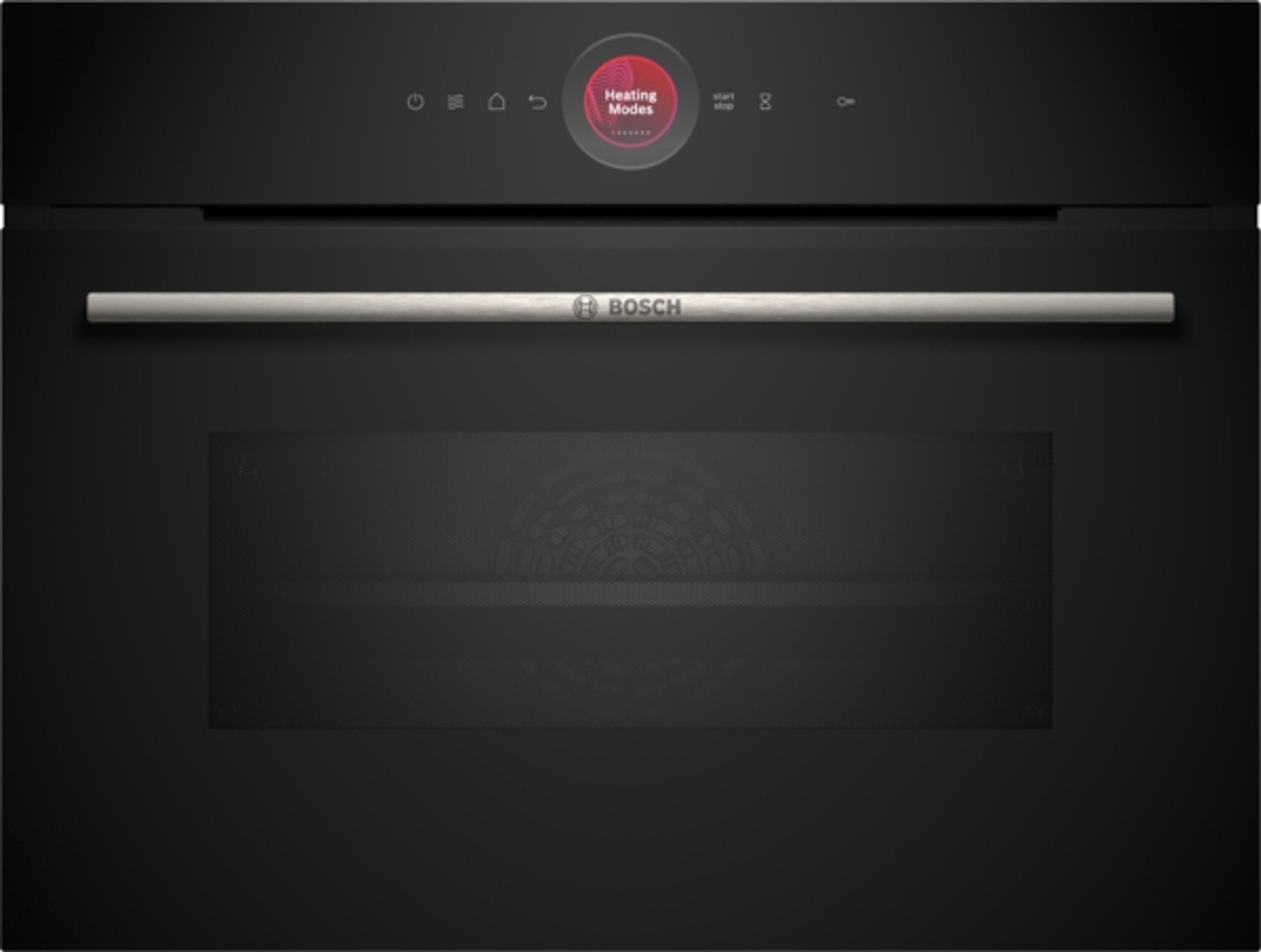 BOSCH Minibackofen CMG7241B1, Bedienring, TFT-Touchdisplay, Heißluft sanft, Air Fry, Sprachsteuerung