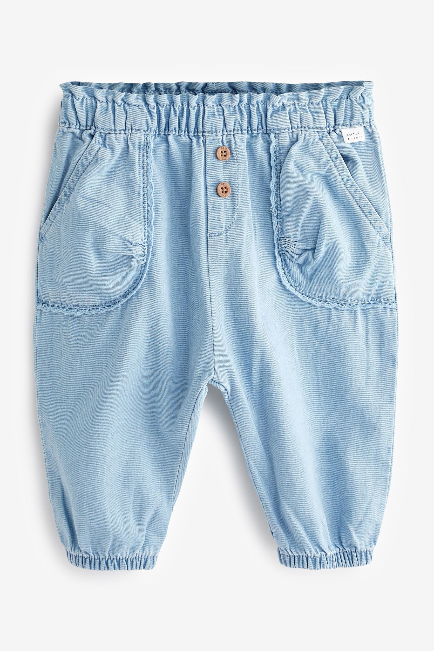 Babyhose (1-tlg) Spitzenbesatz mit Next Schlupfjeans